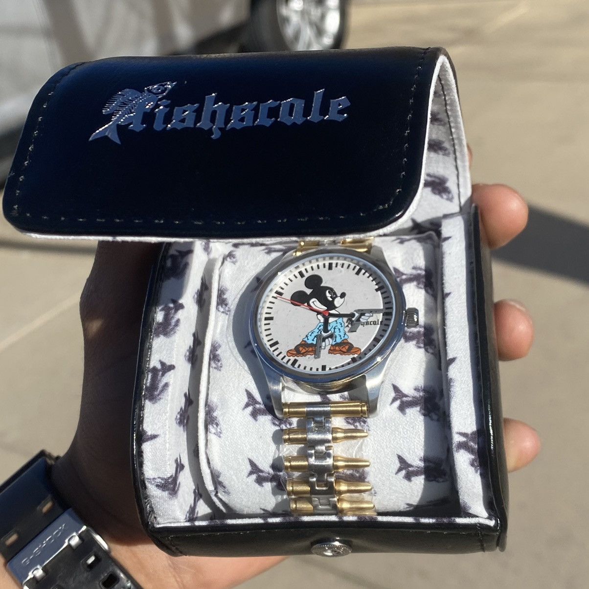 Other Glock Watch FishingForScale Mickey Mouse Bullet Strap Watch 