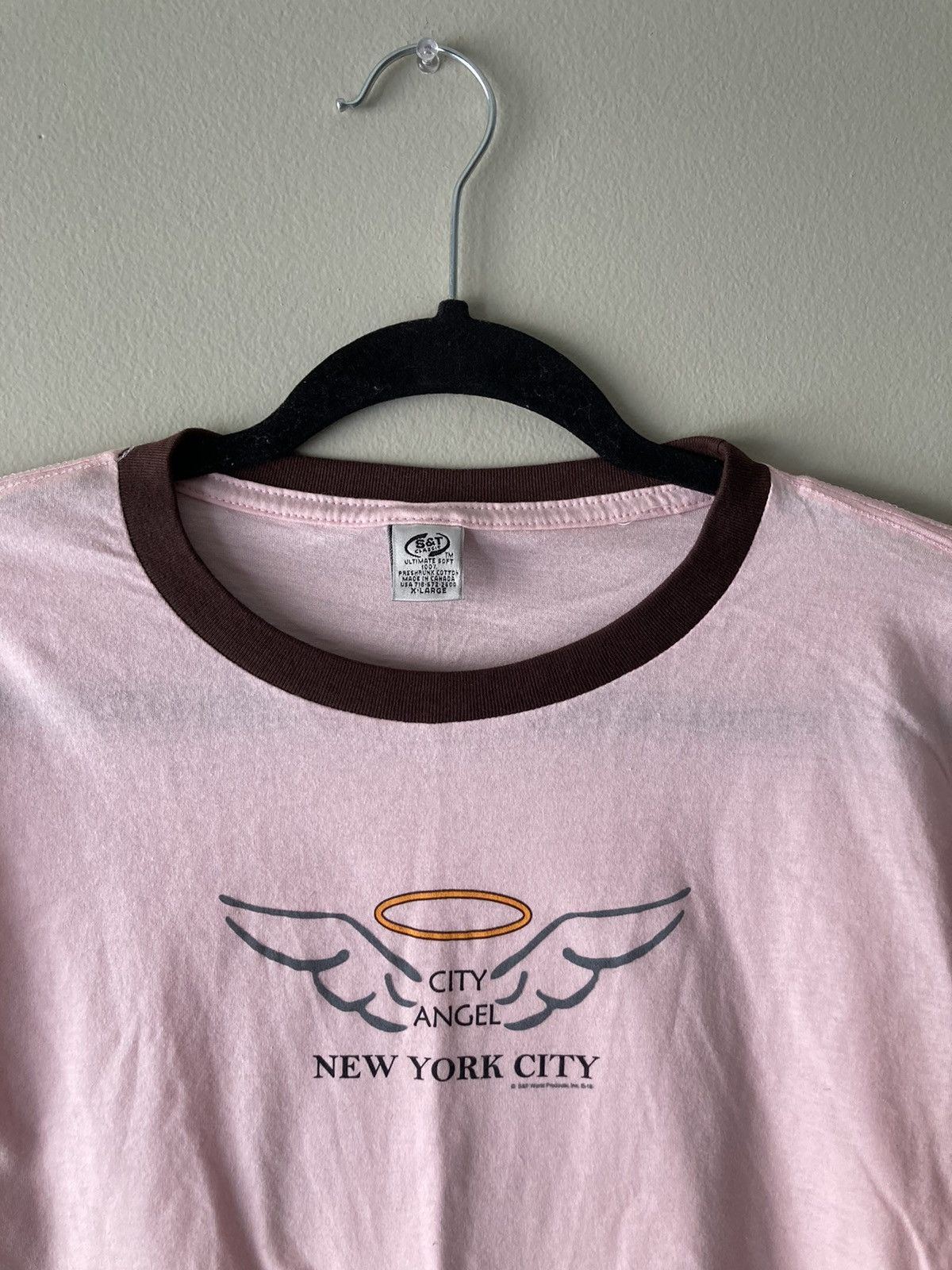 Vintage VINTAGE 70S NYC ANGEL GRAPHIC TEE Size US M / EU 48-50 / 2 - 2 Thumbnail