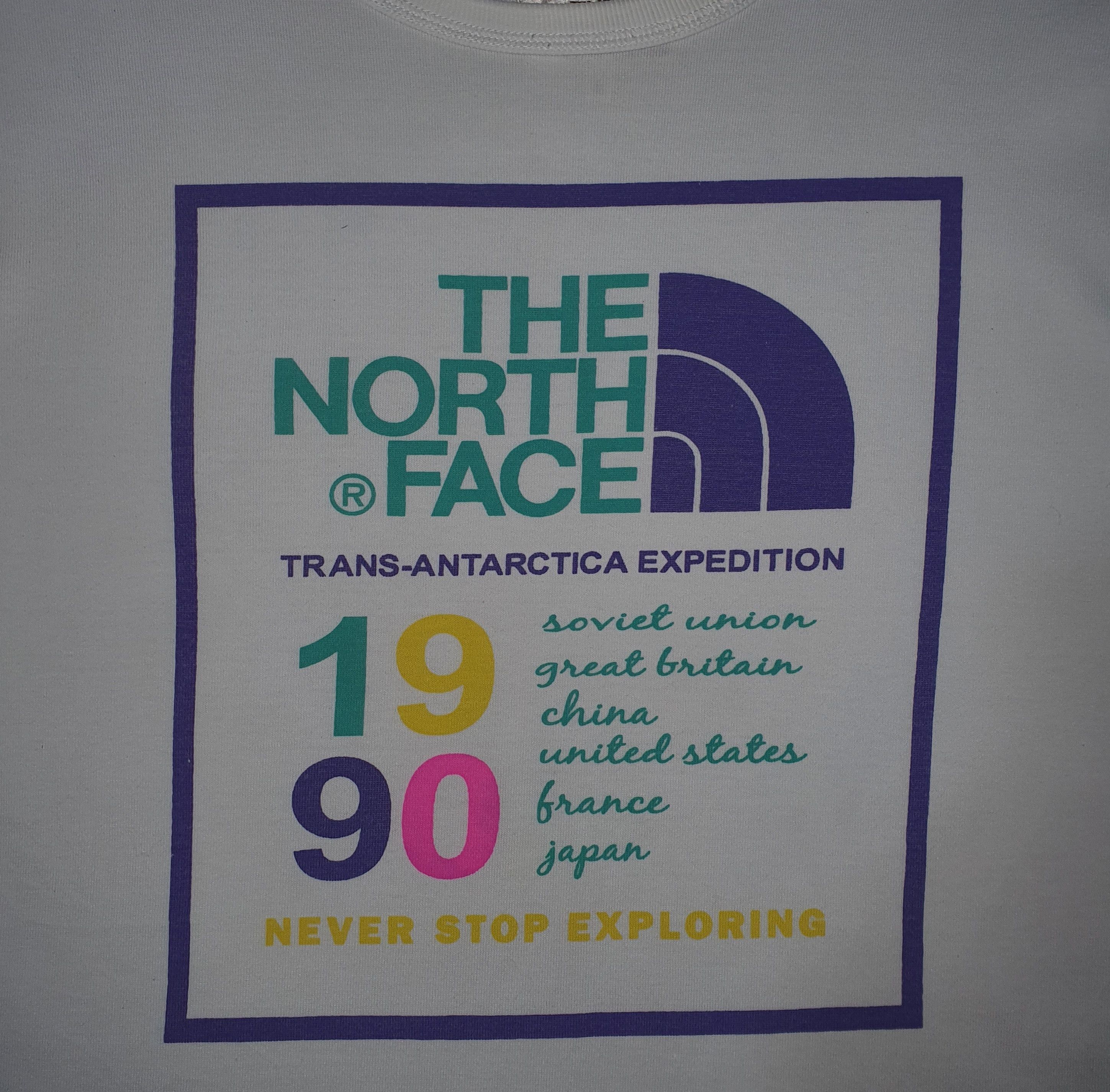 The North Face 1990 THE NORTH FACE Trans-Antarctica Expedition T shirt L Size US L / EU 52-54 / 3 - 5 Thumbnail