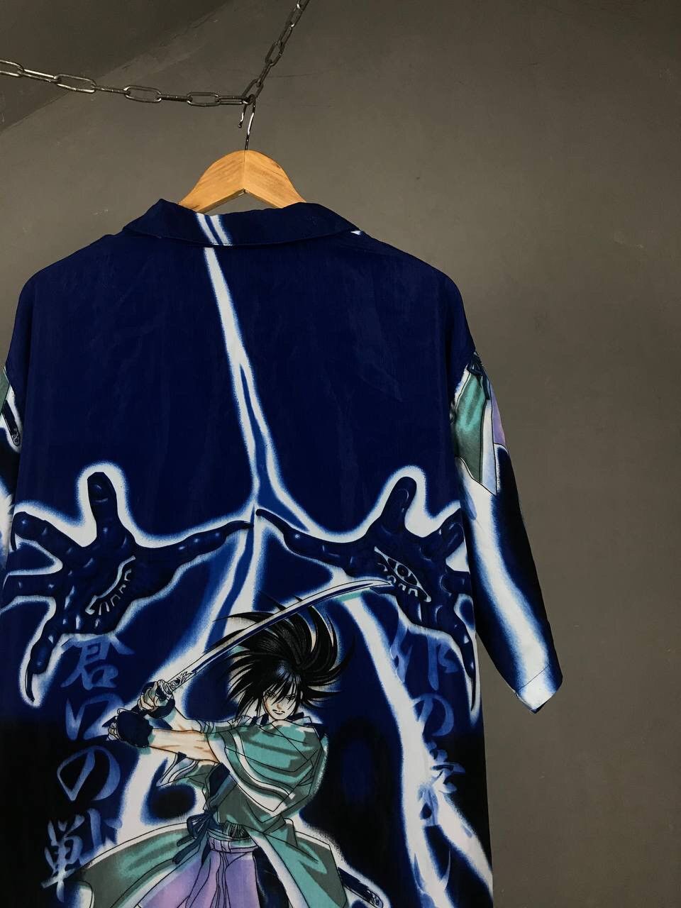 Anime Japanese Brand anima vintage overprinted crazy shirt Size US XXL / EU 58 / 5 - 7 Thumbnail