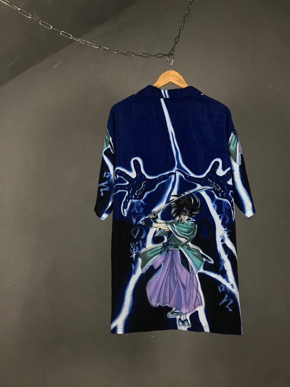 Anime Japanese Brand anima vintage overprinted crazy shirt Size US XXL / EU 58 / 5 - 6 Thumbnail