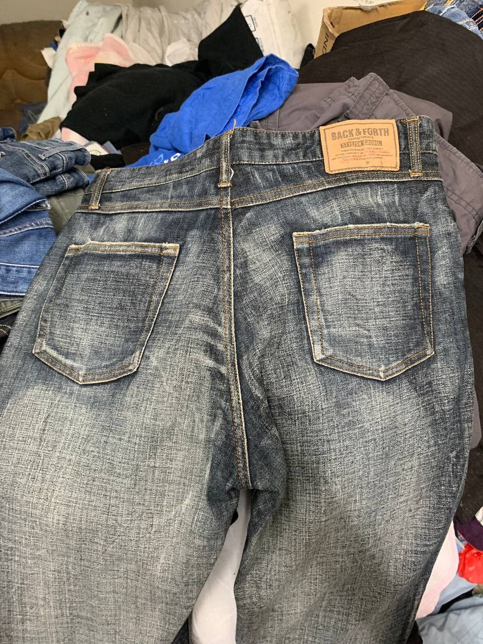 Japanese Brand Vintage Punk Bondage Laces Up Jeans Size US 34 / EU 50 - 3 Thumbnail