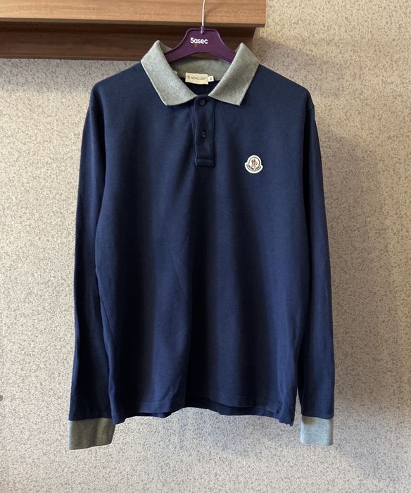 maglia polo manica lunga moncler