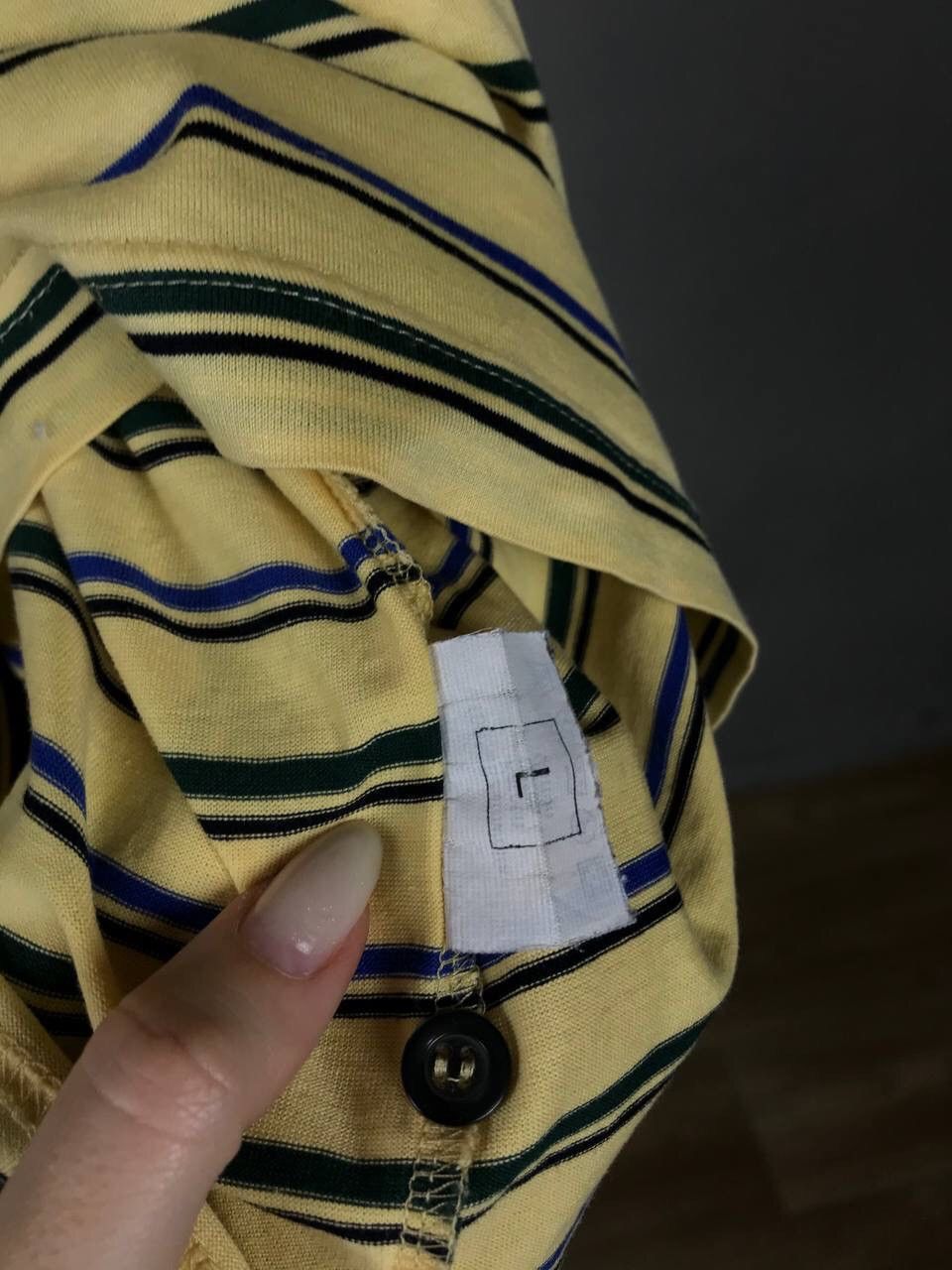 Yves Saint Laurent Ysl Yves Saint Laurent luxury multicolor polo tee Size US L / EU 52-54 / 3 - 5 Thumbnail