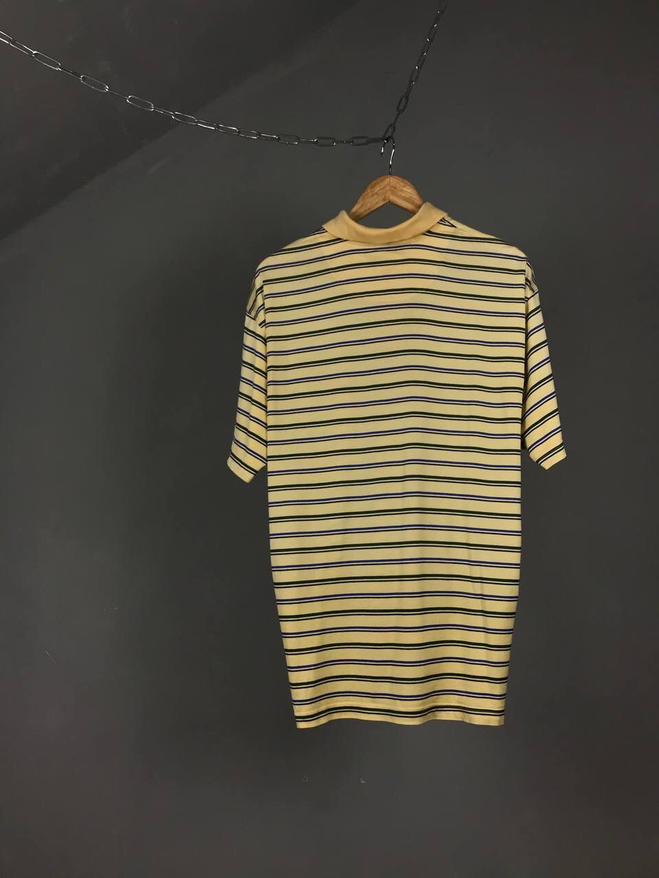 Yves Saint Laurent Ysl Yves Saint Laurent luxury multicolor polo tee Size US L / EU 52-54 / 3 - 6 Thumbnail