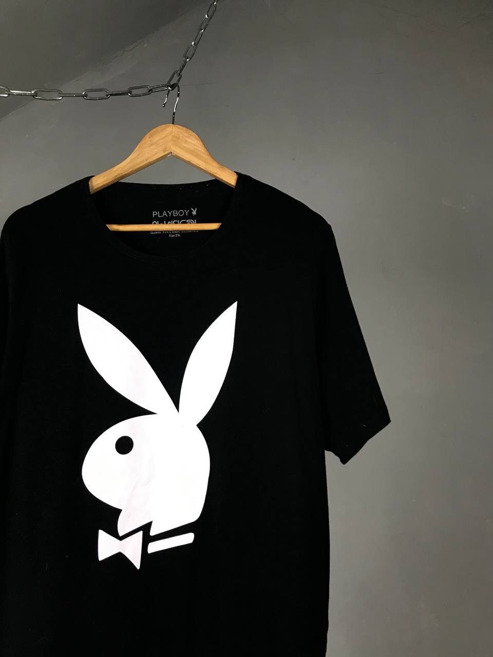 Playboy × Vintage Playboy vintage streetwear center logo tee Size US XXL / EU 58 / 5 - 2 Thumbnail