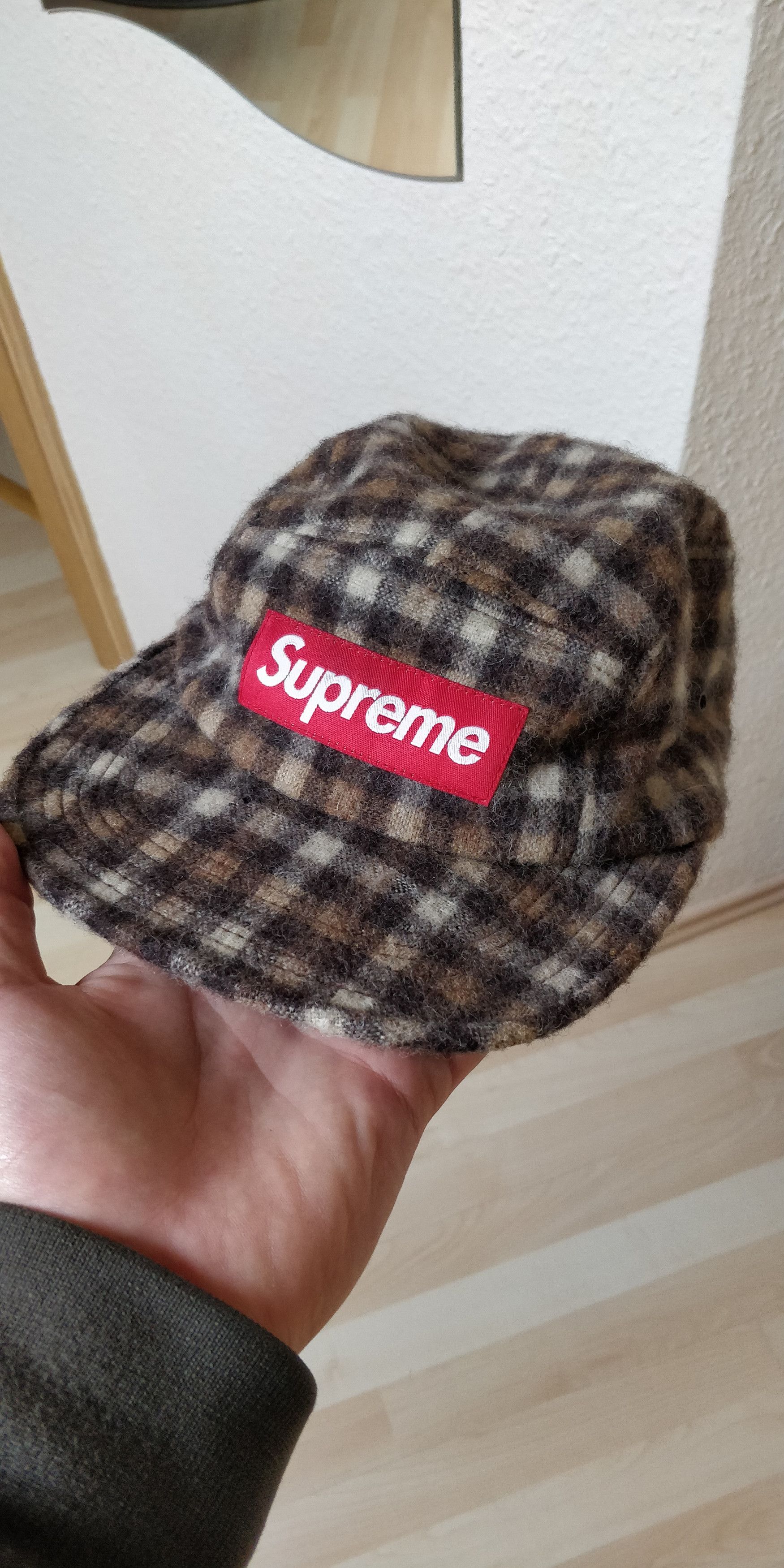 Supreme Plaid Camp Hat | Grailed