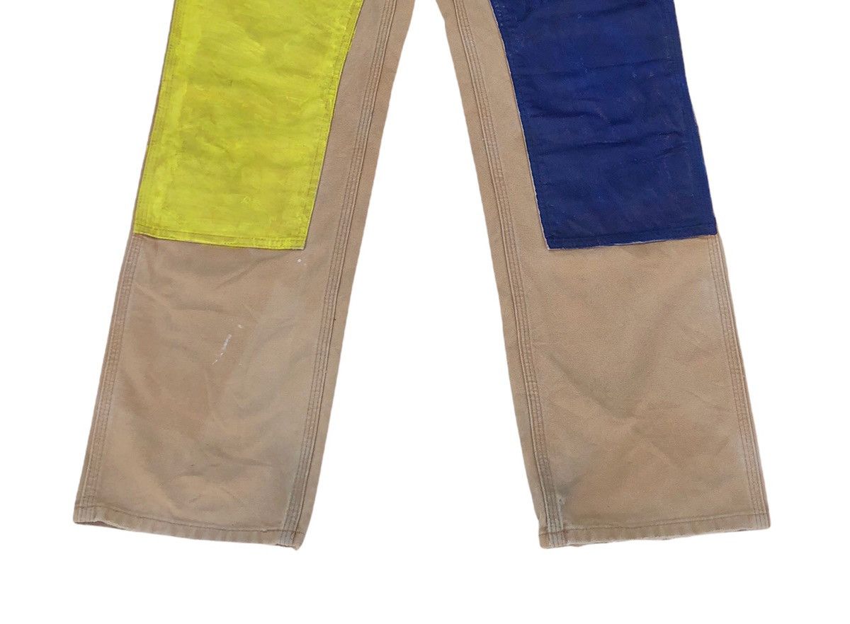 Carhartt × Vintage 🔥Carhatt Custom Painted Double Knee Dungarees 🔥 Size US 30 / EU 46 - 3 Thumbnail
