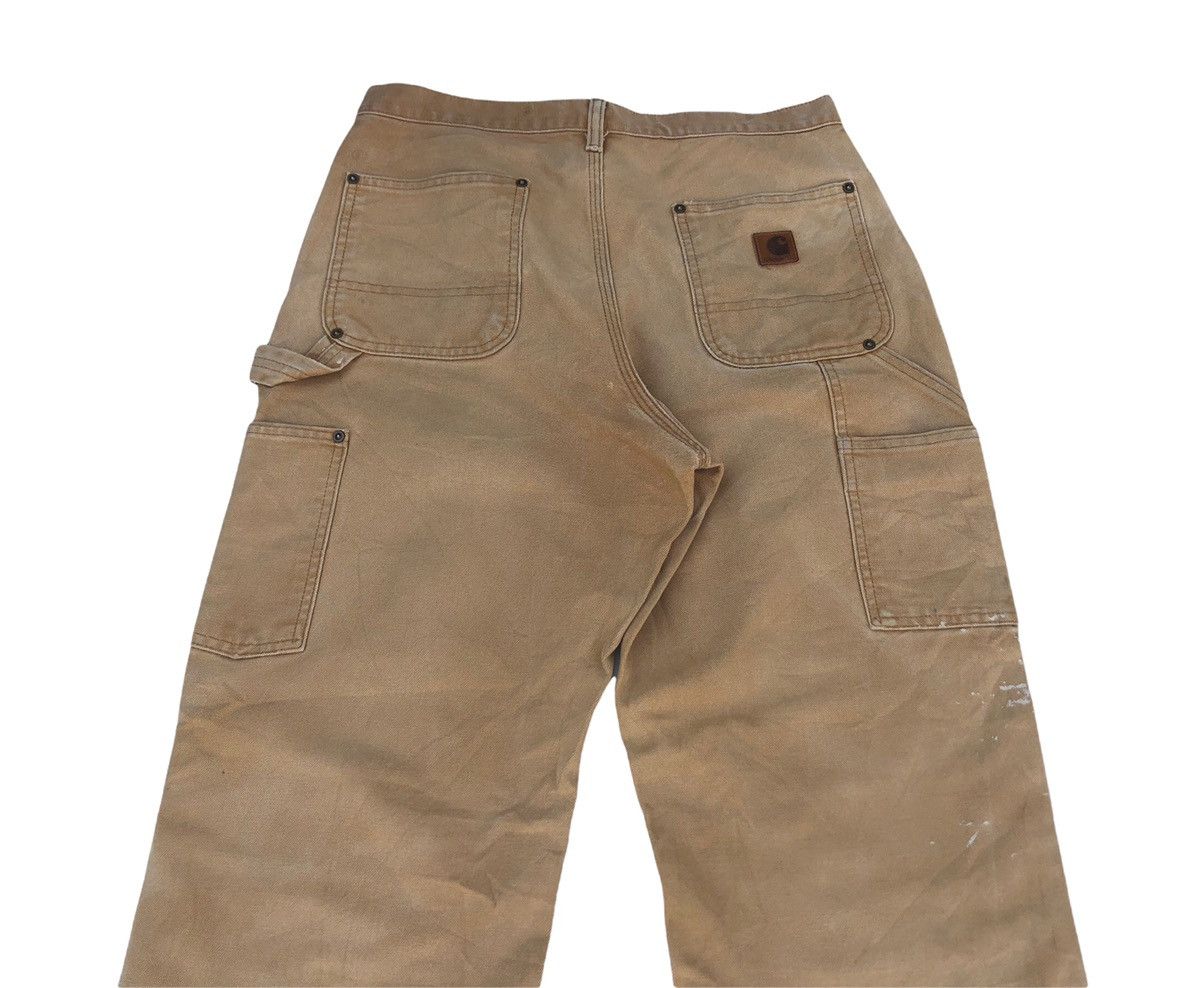 Carhartt × Vintage 🔥Carhatt Custom Painted Double Knee Dungarees 🔥 Size US 30 / EU 46 - 12 Thumbnail