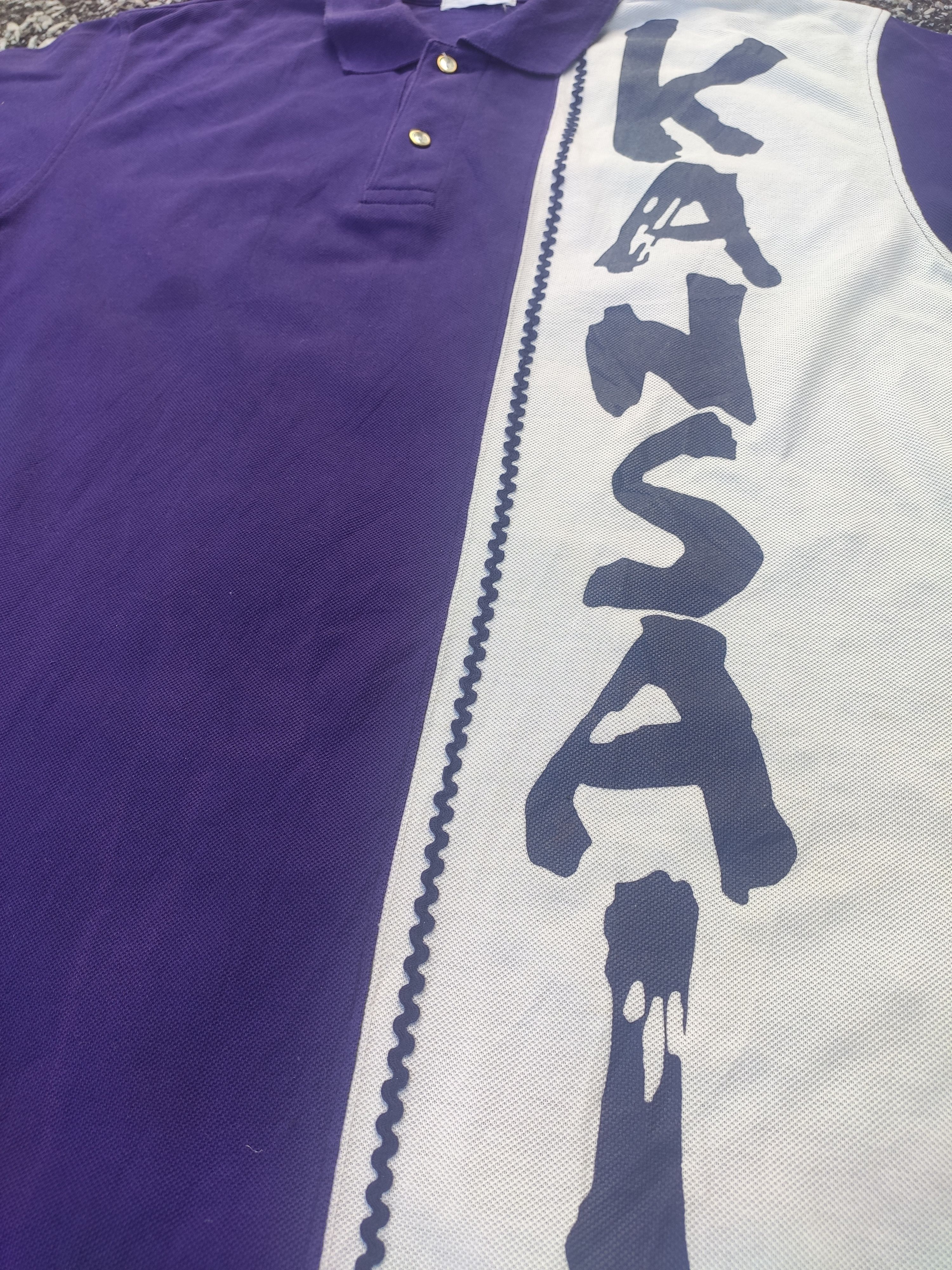 Designer × Japanese Brand × Kansai Yamamoto KANSAI MAN Big Logo Printed Polo Shirt Size US L / EU 52-54 / 3 - 3 Thumbnail