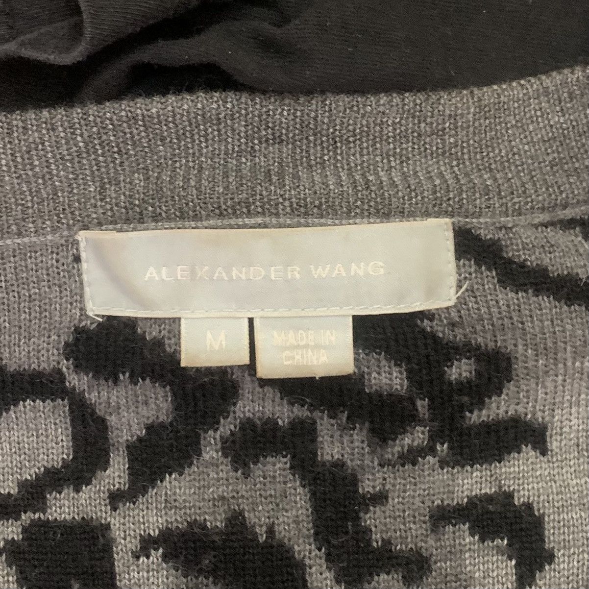 Alexander Wang FW 2007 Cashmere Blend Intarsia Cardigan Size US M / EU 48-50 / 2 - 8 Thumbnail