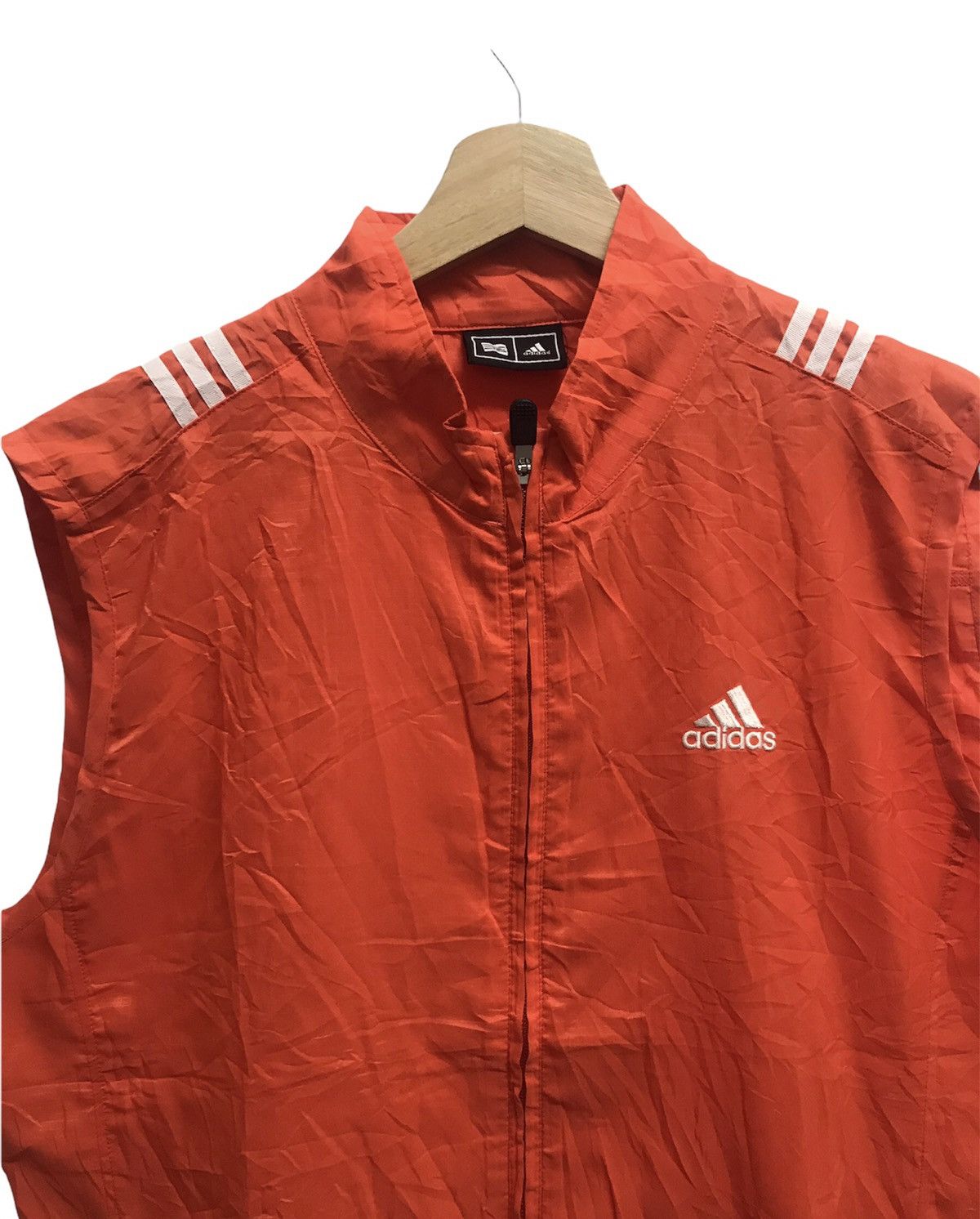 Adidas VEST ADIDAS NYLON ORANGE Size US L / EU 52-54 / 3 - 2 Thumbnail