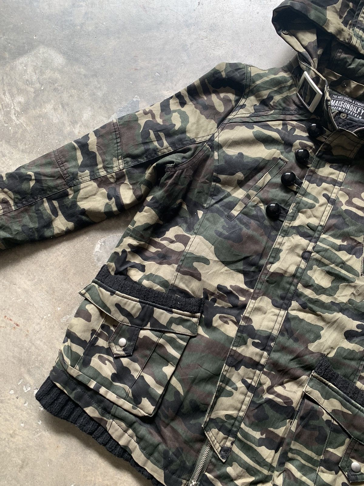 Seditionaries Maisongilfy Vindemia x Petram camo Jacket punk style Size US M / EU 48-50 / 2 - 10 Thumbnail