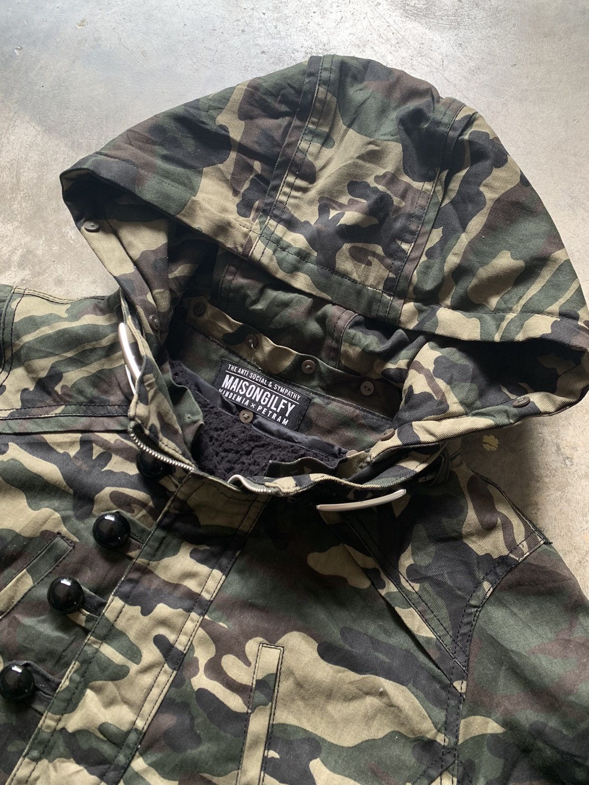 Seditionaries Maisongilfy Vindemia x Petram camo Jacket punk style Size US M / EU 48-50 / 2 - 9 Thumbnail