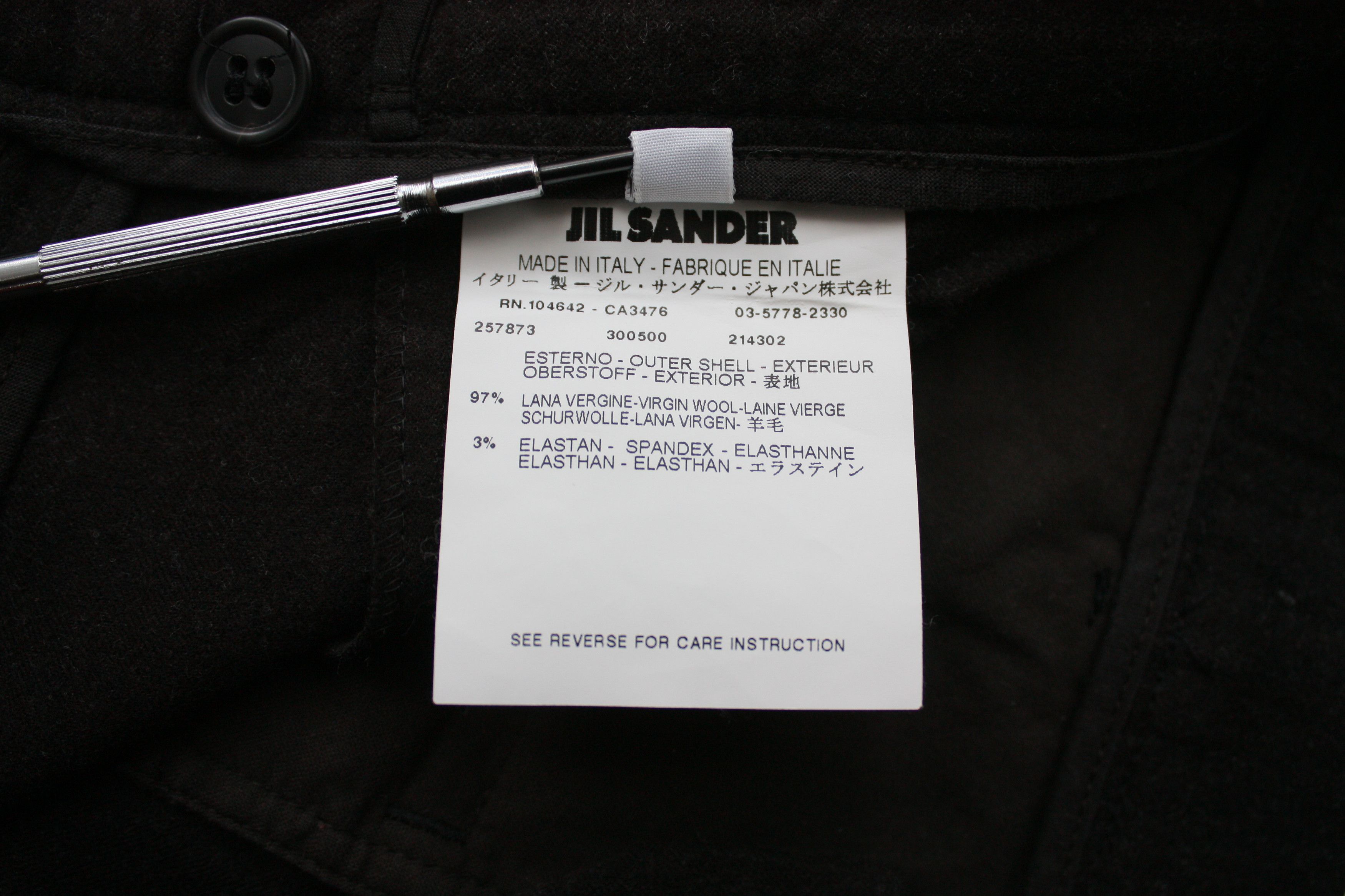 Jil Sander Jil Sander Wool Women's Pants Size 32" / US 10 / IT 46 - 6 Thumbnail