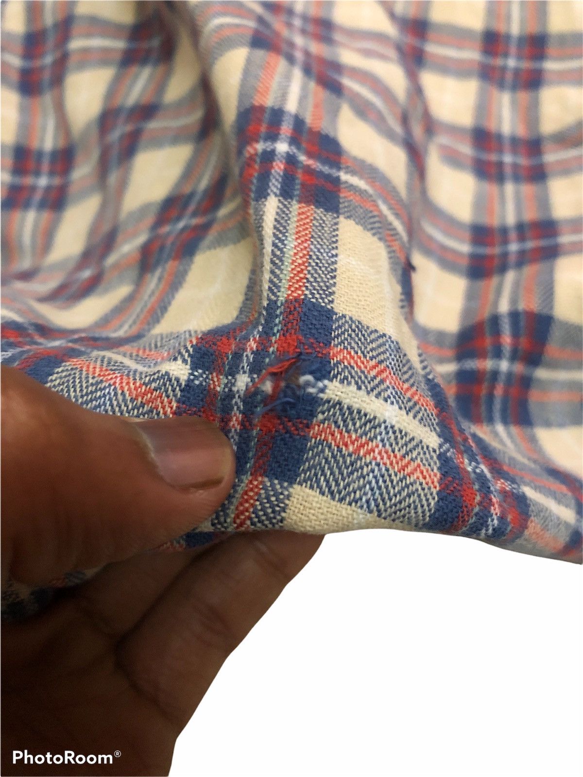 Flannel × Levi's × Vintage VTG 80s LEVIS WHITE TAB FLANNEL Size US L / EU 52-54 / 3 - 7 Thumbnail