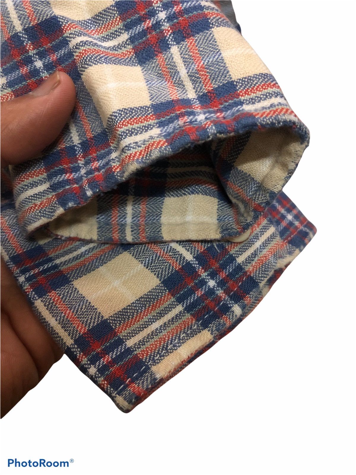 Flannel × Levi's × Vintage VTG 80s LEVIS WHITE TAB FLANNEL Size US L / EU 52-54 / 3 - 5 Thumbnail