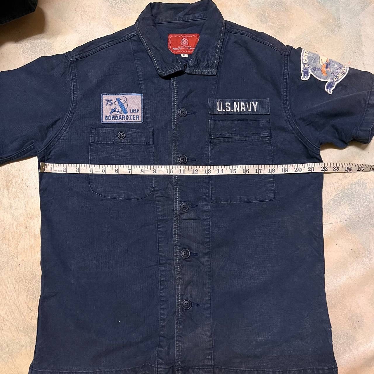 Avirex Vintage Avirex Military Style Button Up Shirt Size US M / EU 48-50 / 2 - 11 Thumbnail