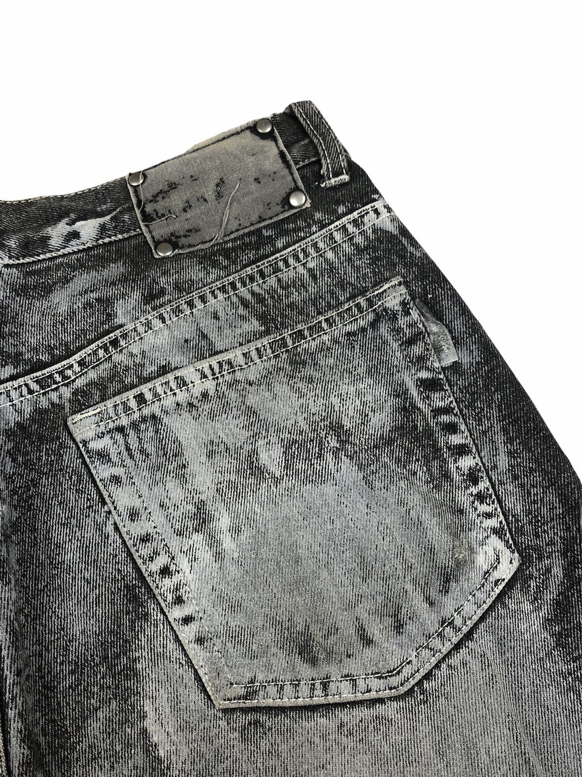 BERNINGS SHO Bernings Sho 🇯🇵 ‘Anarcho Poem” Patches Denim Size US 32 / EU 48 - 8 Thumbnail