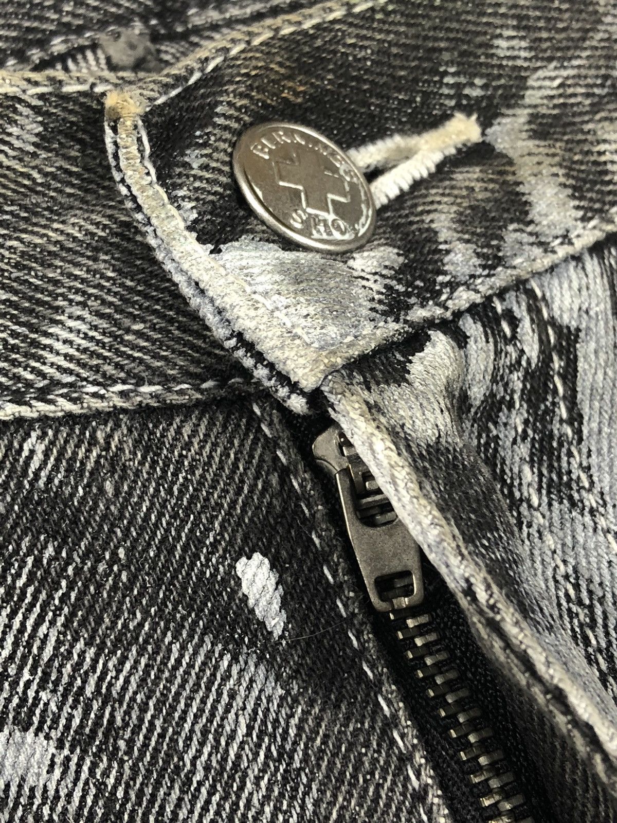 BERNINGS SHO Bernings Sho 🇯🇵 ‘Anarcho Poem” Patches Denim Size US 32 / EU 48 - 10 Thumbnail
