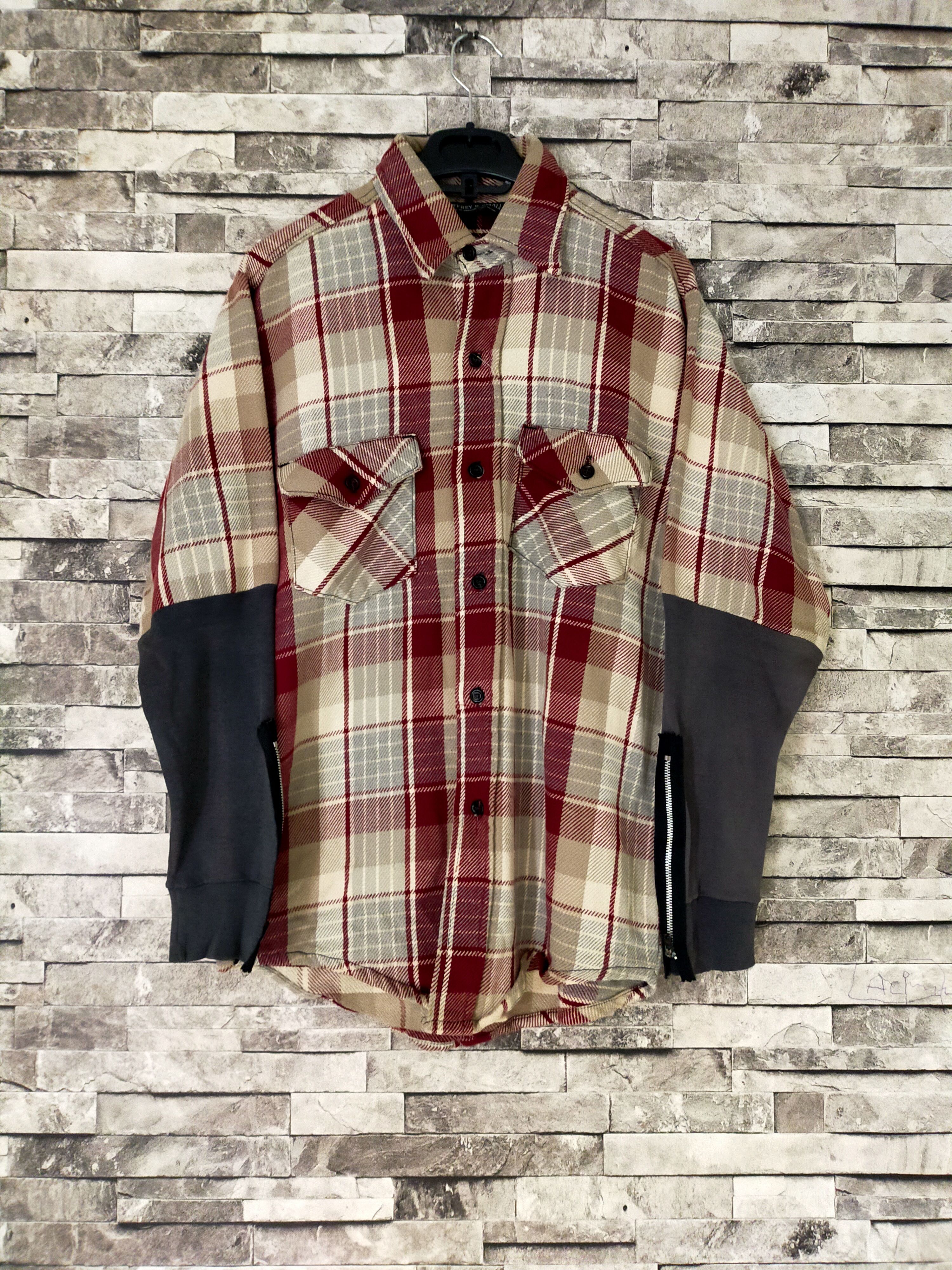 Geoffrey B. Small Handmade Silk Printed Blouse in Geometric