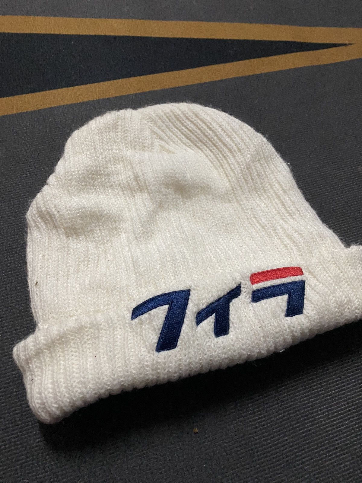 Fila 🔥SALE🔥FILA JAPANESE FONT KNITED BEANIE Size ONE SIZE - 2 Thumbnail