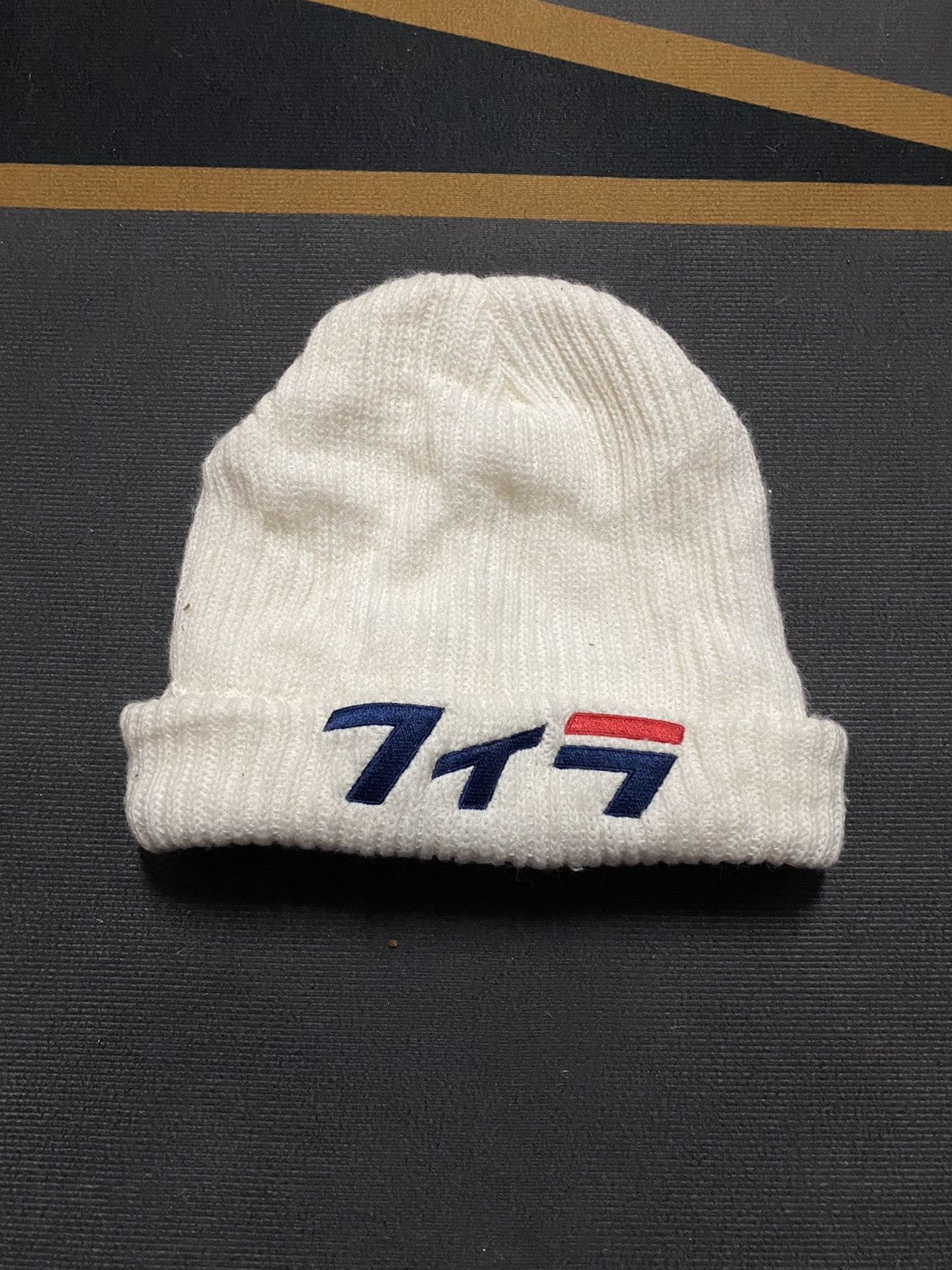Fila 🔥SALE🔥FILA JAPANESE FONT KNITED BEANIE Size ONE SIZE - 1 Thumbnail
