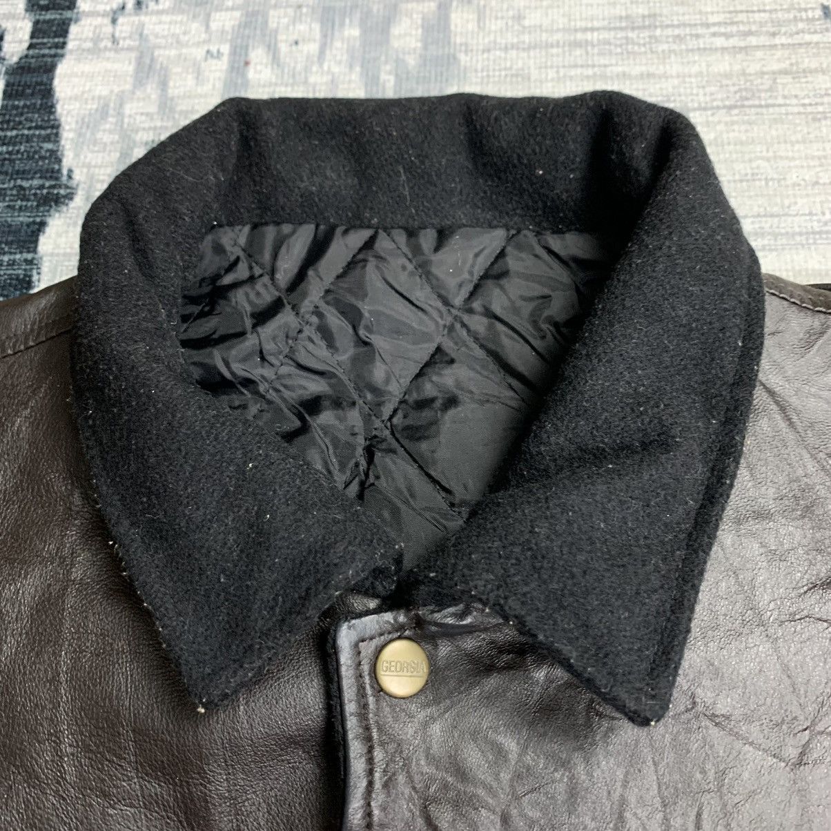 Japanese Brand × Vintage 🔥NK185🔥Georgia vintage varsity jackets Size US L / EU 52-54 / 3 - 8 Thumbnail