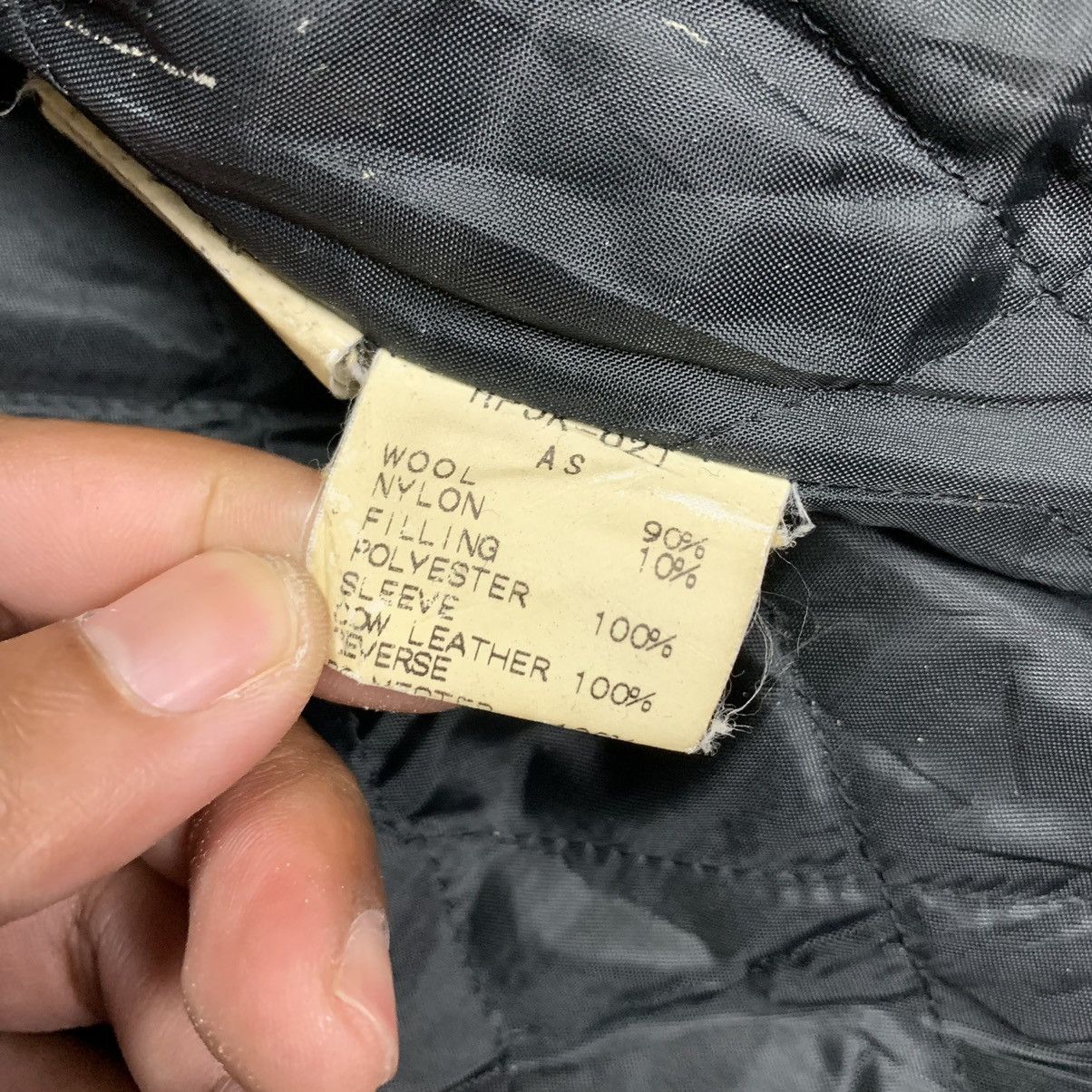 Japanese Brand 🔥NK186🔥Ropes design rare sleeve Varsity jackets Size US L / EU 52-54 / 3 - 13 Thumbnail