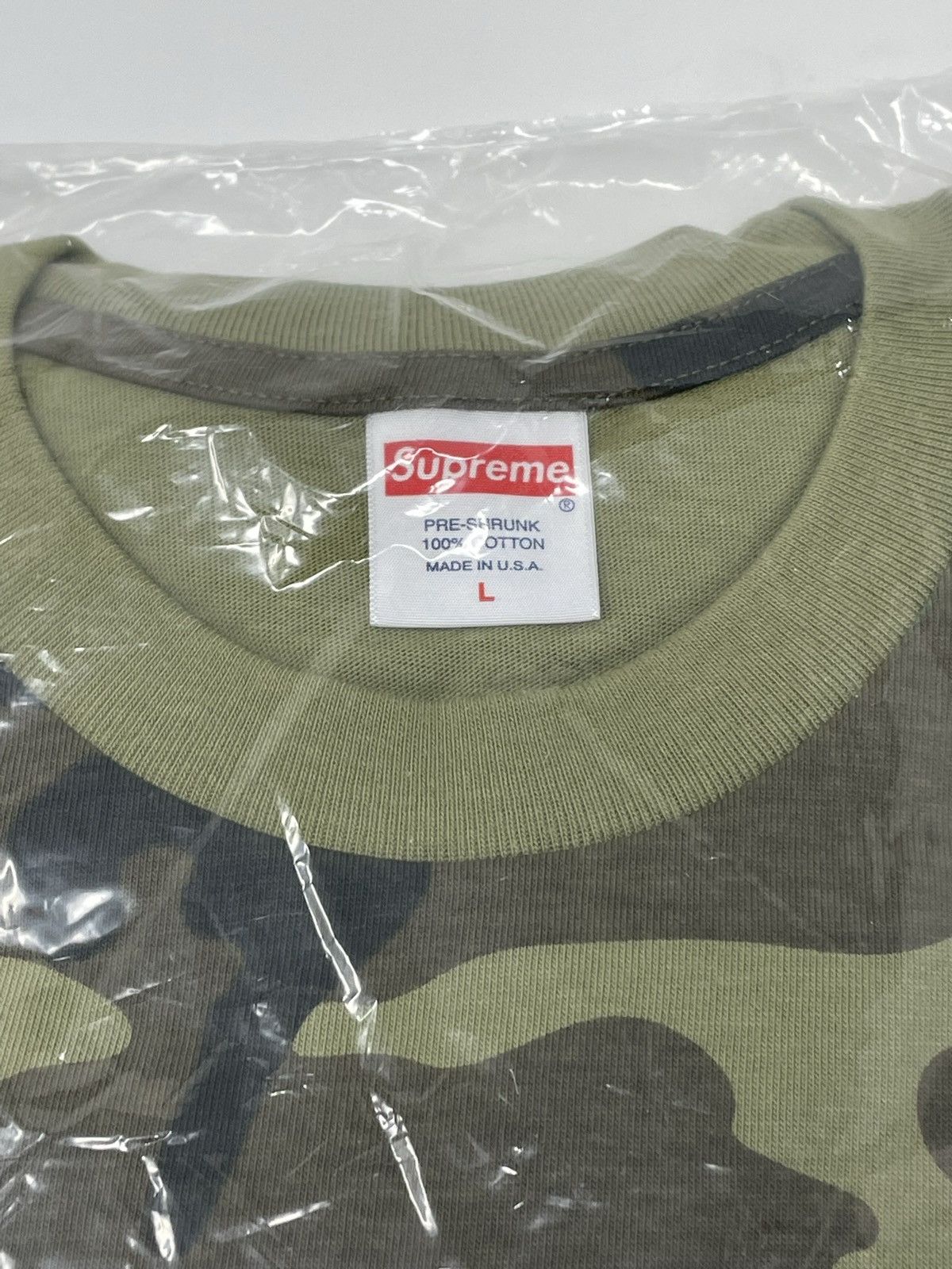 Supreme Supreme Social Tee Woodland Camo Size US L / EU 52-54 / 3 - 3 Thumbnail
