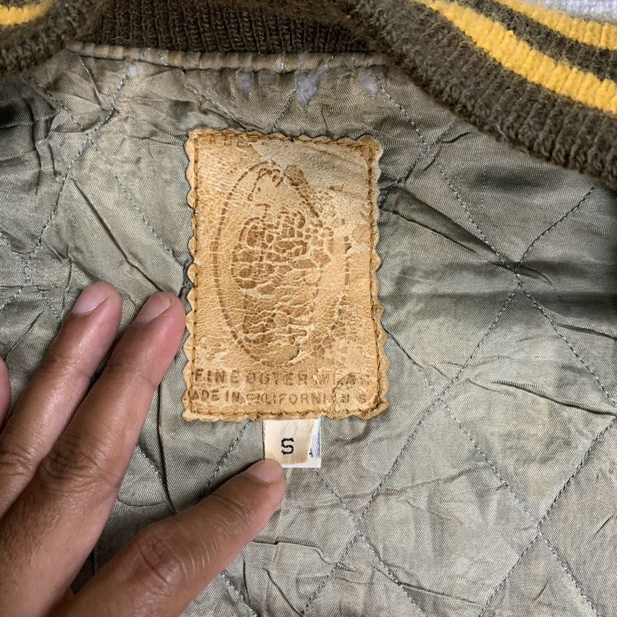 Golden Bear × Vintage 🔥NK186🔥Vintage Golden Bear Leather Varsity jackets Size US S / EU 44-46 / 1 - 14 Thumbnail