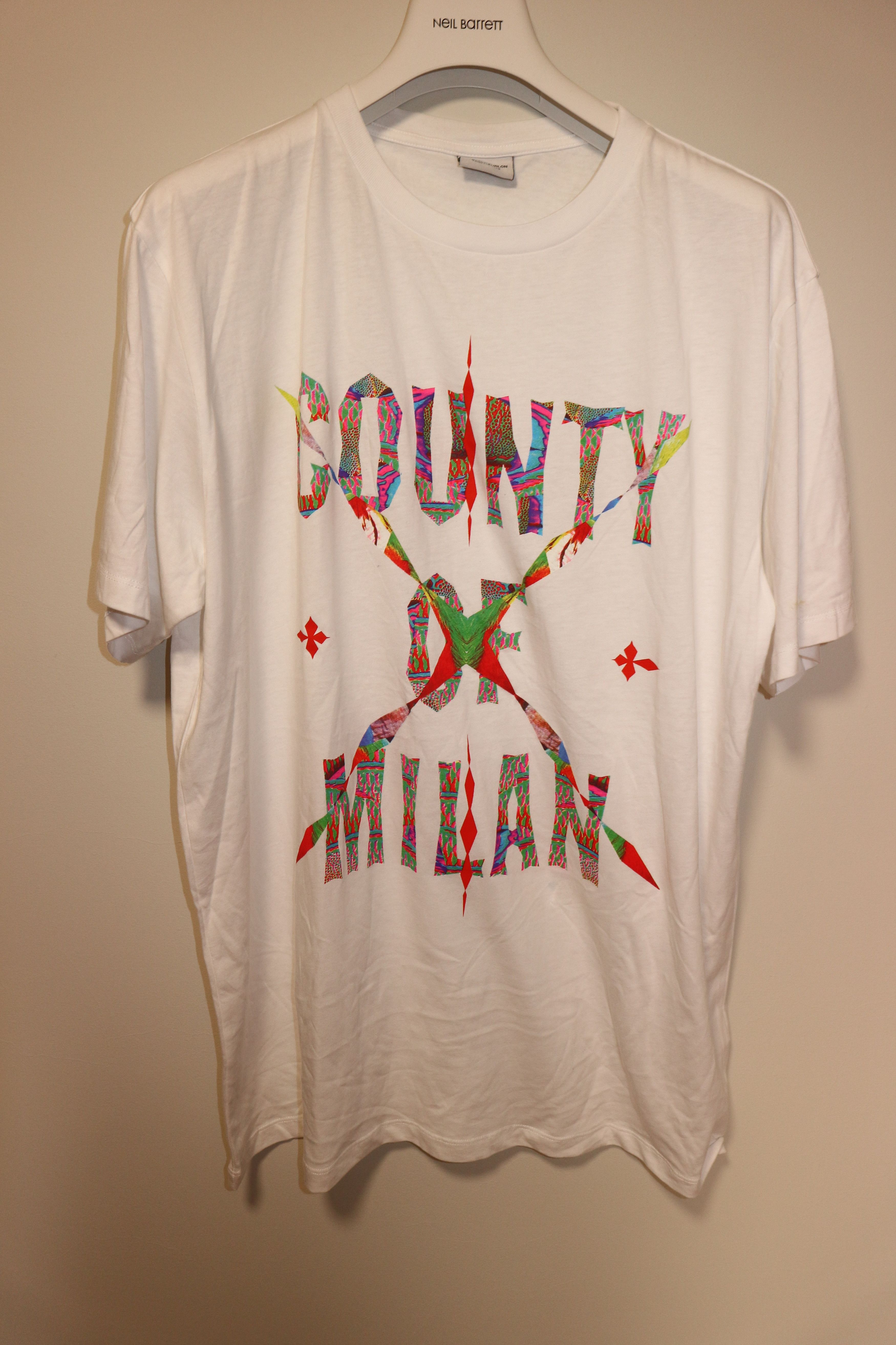 Marcelo Burlon Logo print t shirt Size US XL / EU 56 / 4 - 1 Thumbnail