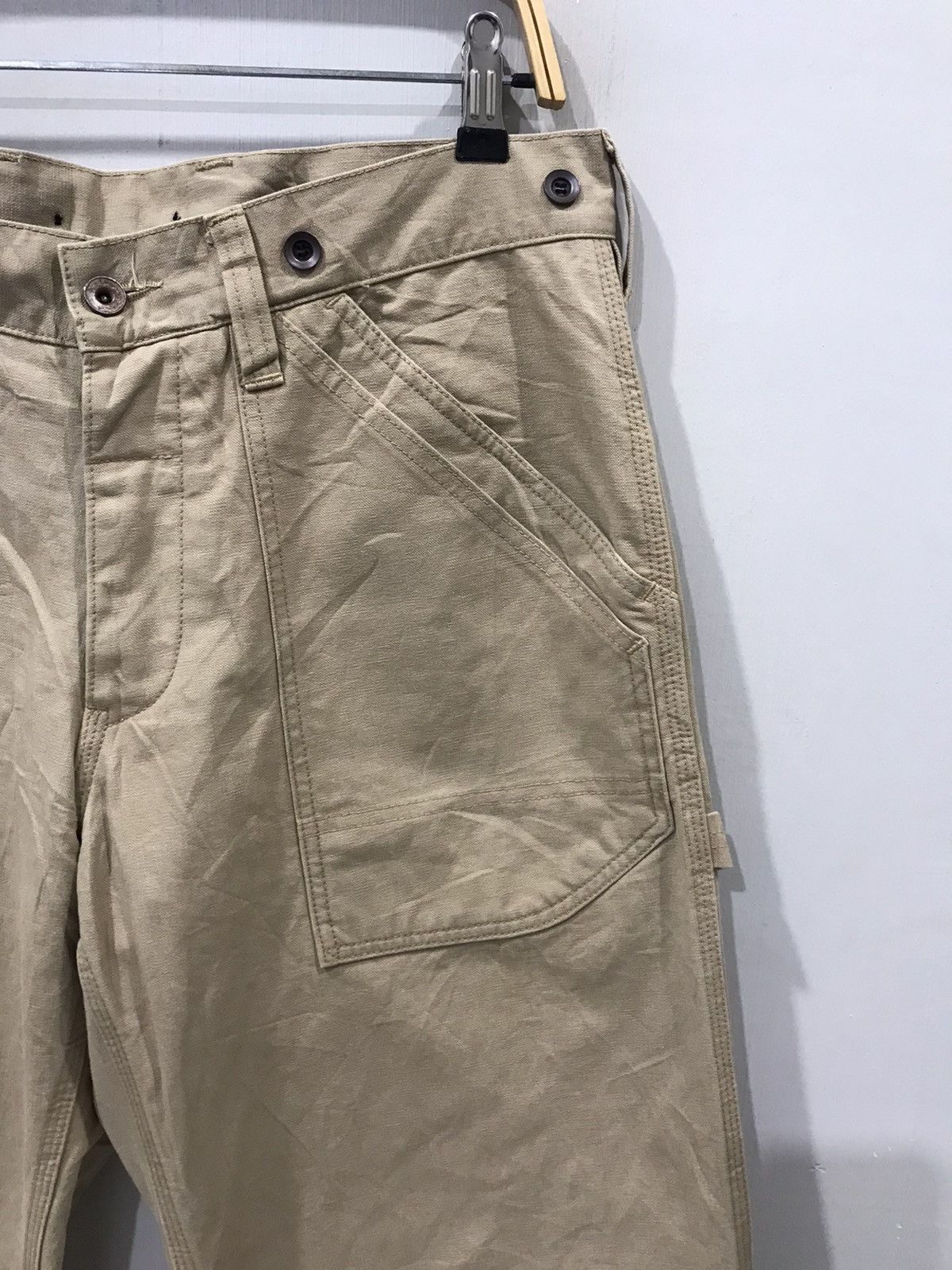 *A VONTADE A VONTADE Union Made Kazuyuki Yamakawa Japan Carpenter Pant Size US 31 - 4 Thumbnail