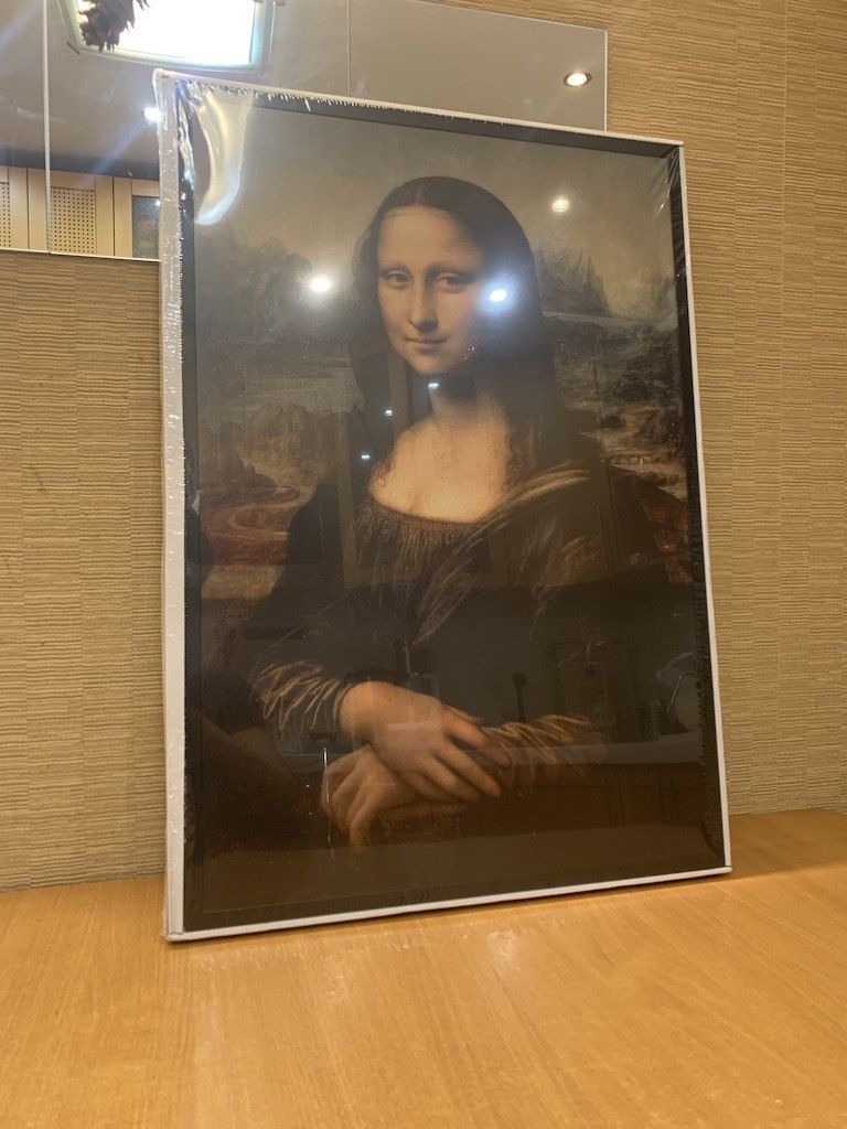 Virgil Abloh x IKEA MARKERAD MONA LISA Backlit Artwork