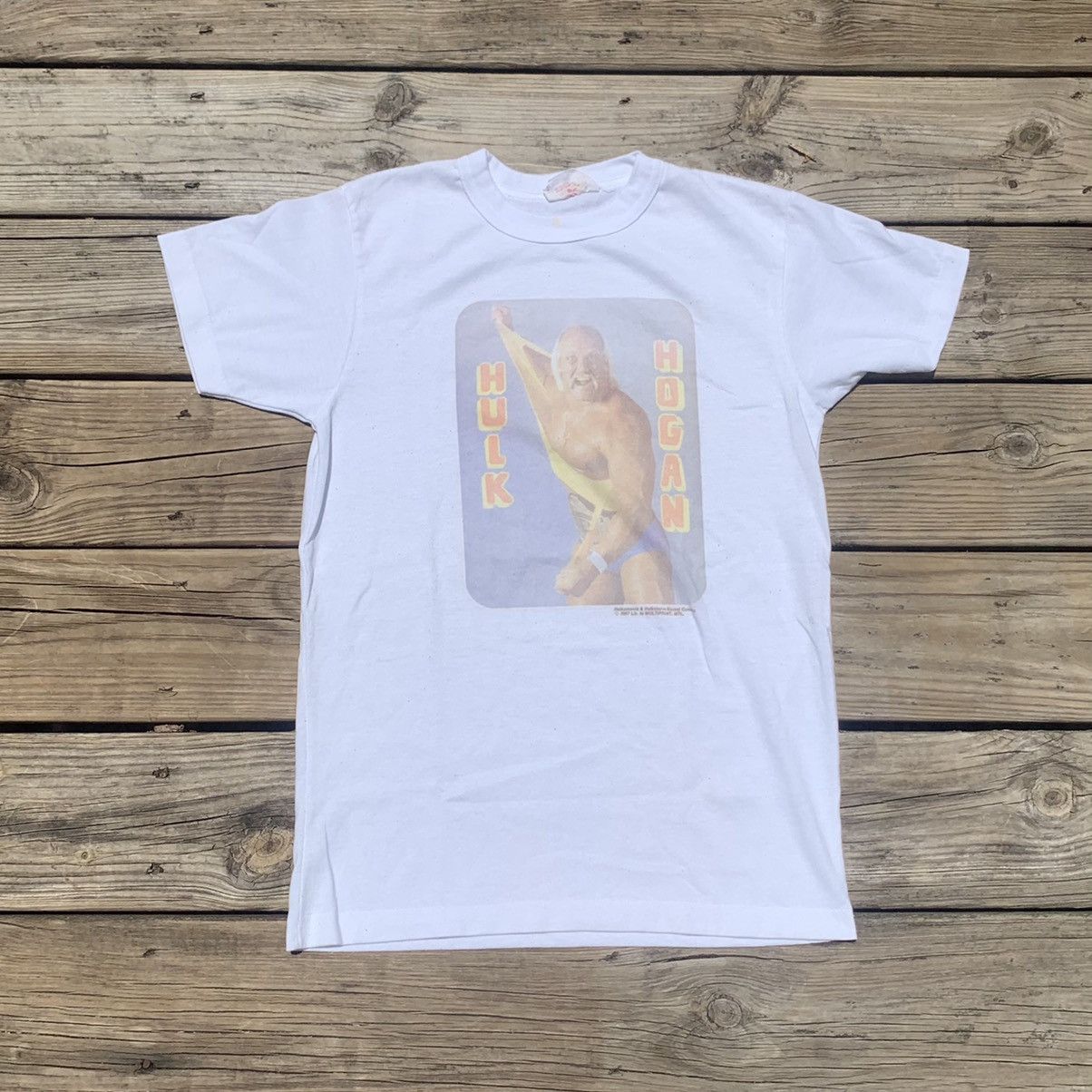 WWE × WWF VINTAGE 1987 WWF HULK HOGAN MARVEL SHIRT Size US M / EU 48-50 / 2 - 1 Thumbnail