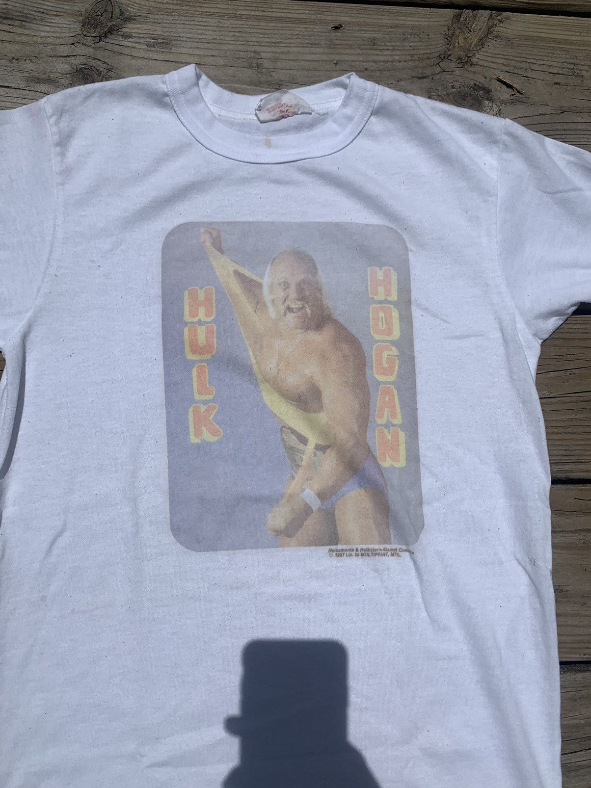 WWE × WWF VINTAGE 1987 WWF HULK HOGAN MARVEL SHIRT Size US M / EU 48-50 / 2 - 2 Thumbnail