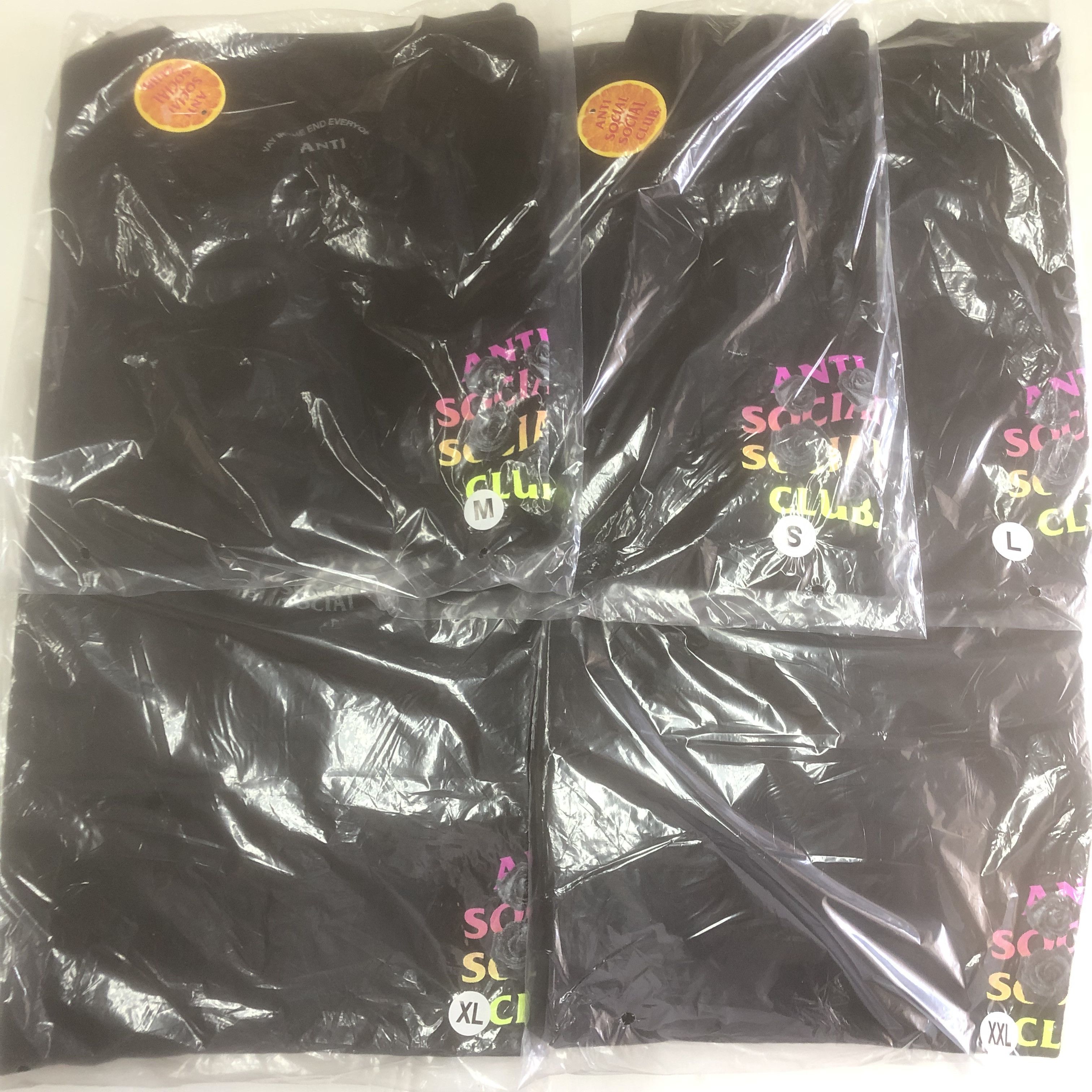 Anti Social Social Club DS ASSC In The Lead Black Tee bat emoji BAPE KTIH FTP VLONE Size US XXL / EU 58 / 5 - 7 Thumbnail