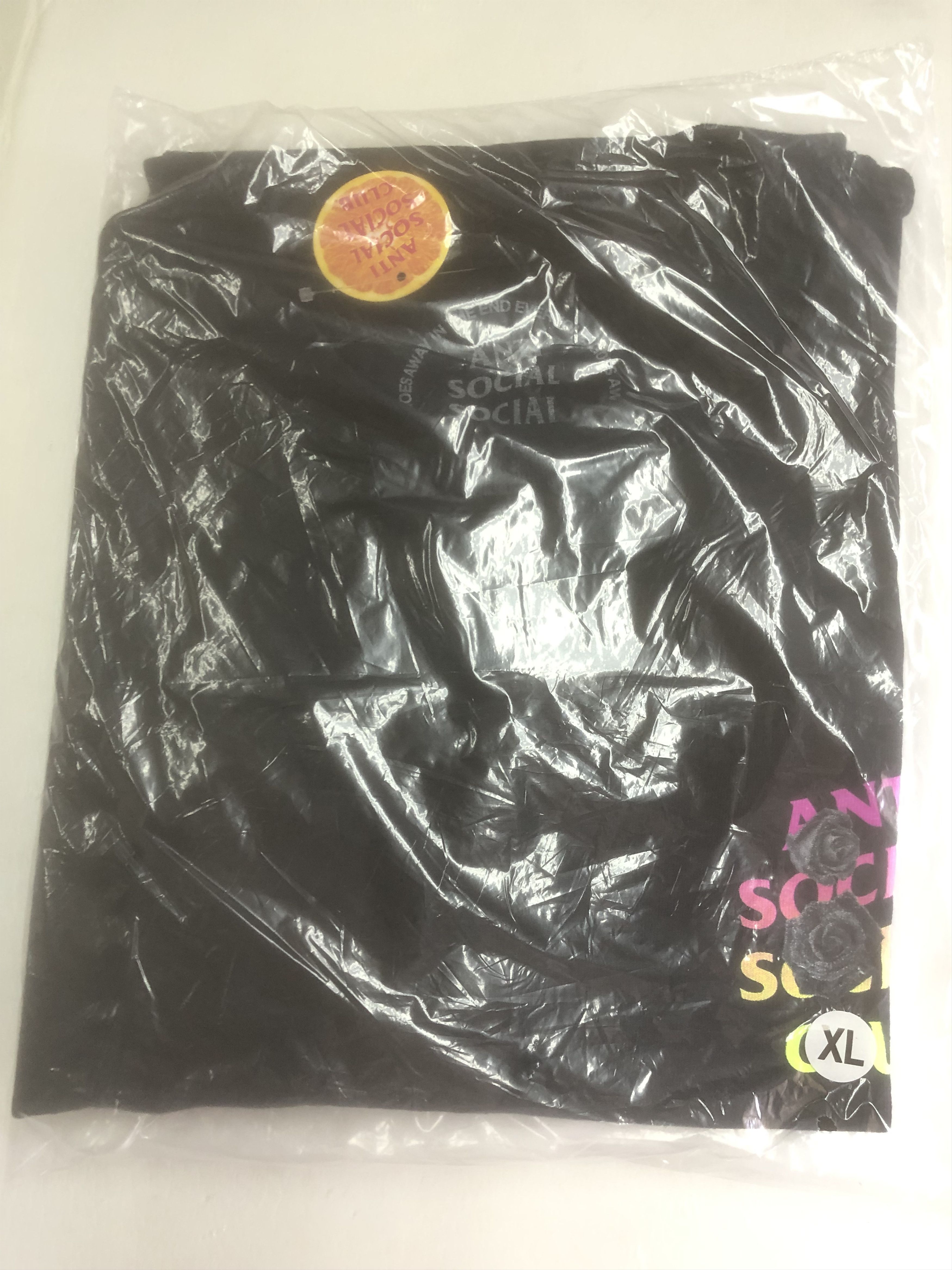 Anti Social Social Club DS ASSC In The Lead Black Tee bat emoji BAPE KTIH VLONE FTP Size US XL / EU 56 / 4 - 2 Thumbnail