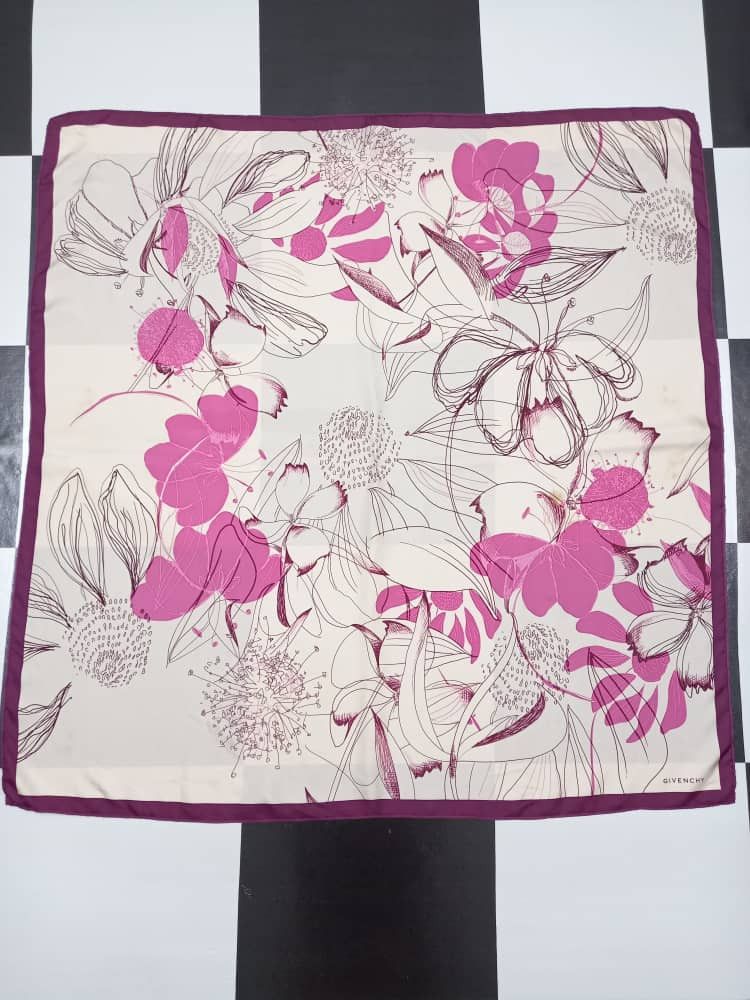 Givenchy Givenchy Silk Scarf Size ONE SIZE - 9 Thumbnail