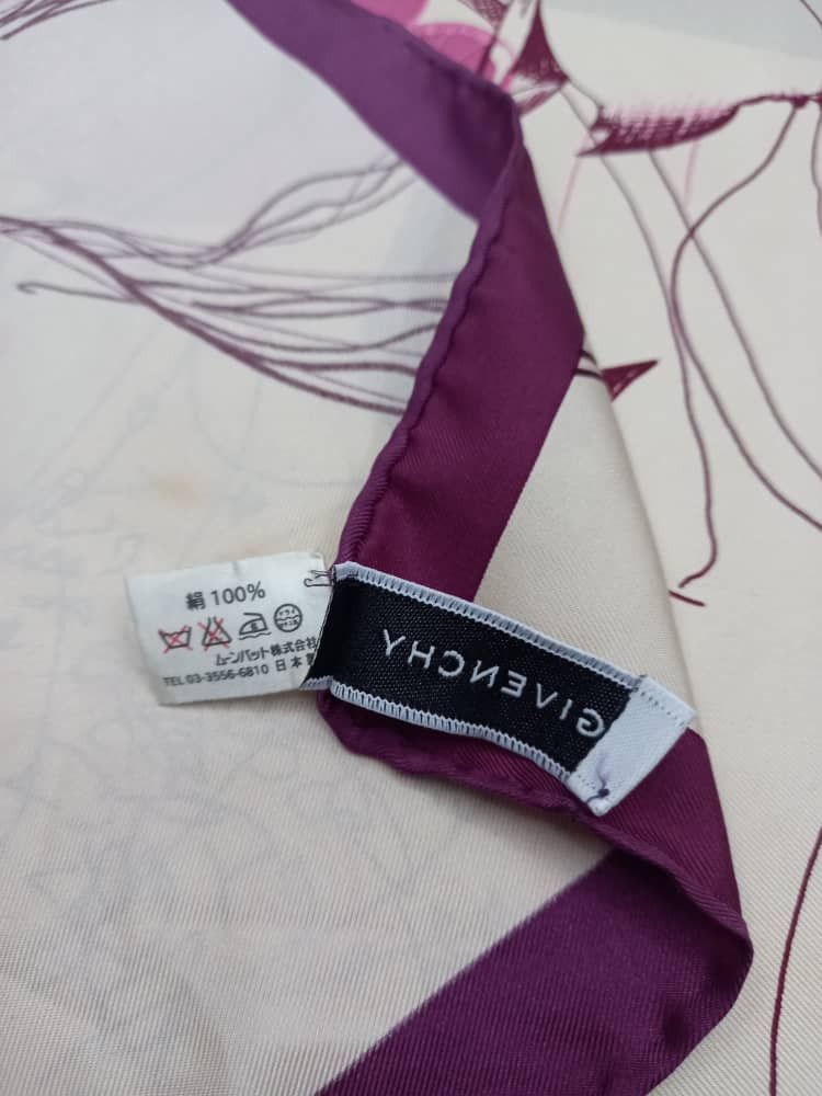 Givenchy Givenchy Silk Scarf Size ONE SIZE - 3 Thumbnail