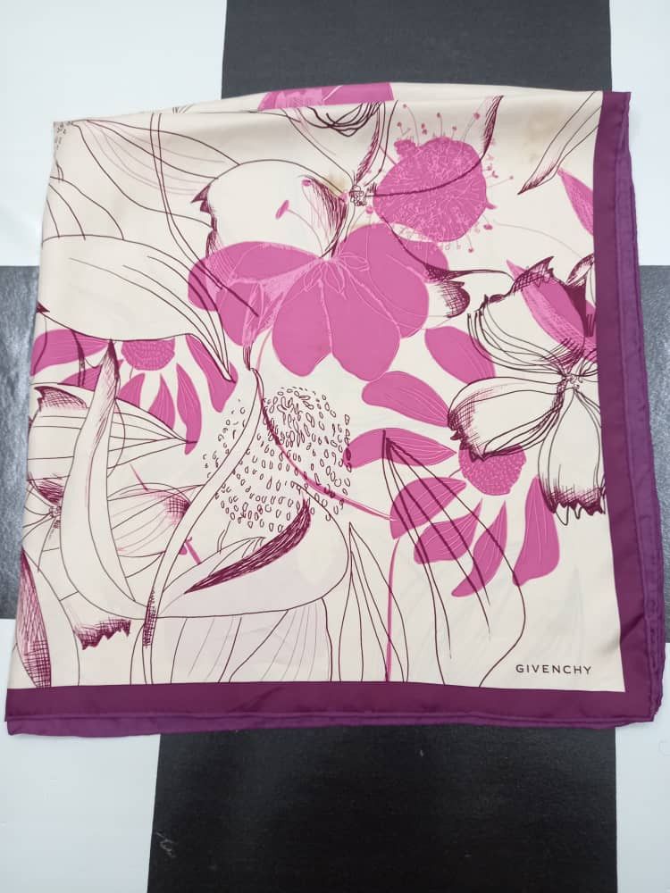 Givenchy Givenchy Silk Scarf Size ONE SIZE - 11 Thumbnail