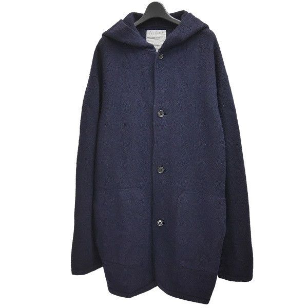 Yohji Yamamoto A/W 1992 Pour Homme heavy wool knit hooded coat | Grailed