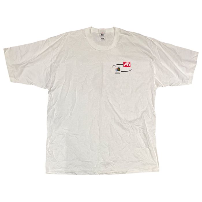 Vintage Windows 98 X ATI Double-Sided Graphic T-Shirt | Grailed