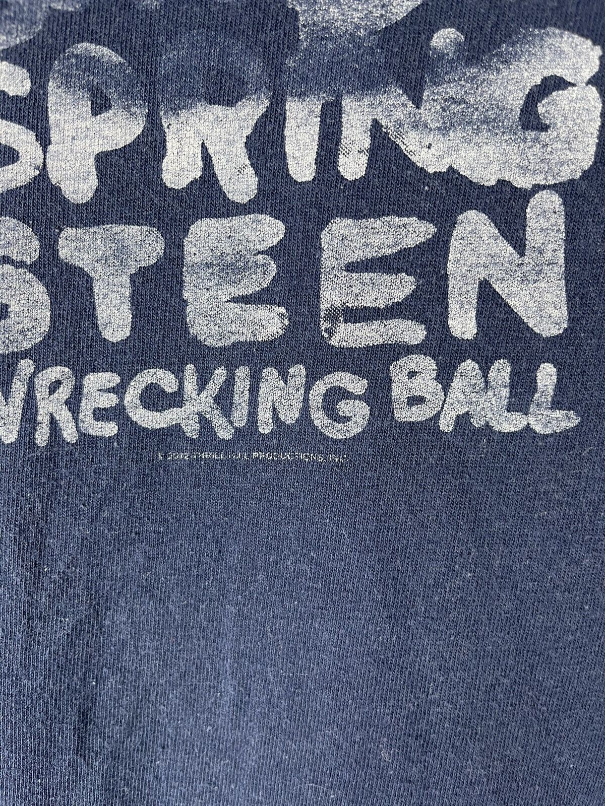 Band Tees Gildan 2012 Bruce Springsteen Wrecking Ball band tee shirt Size US XL / EU 56 / 4 - 7 Thumbnail