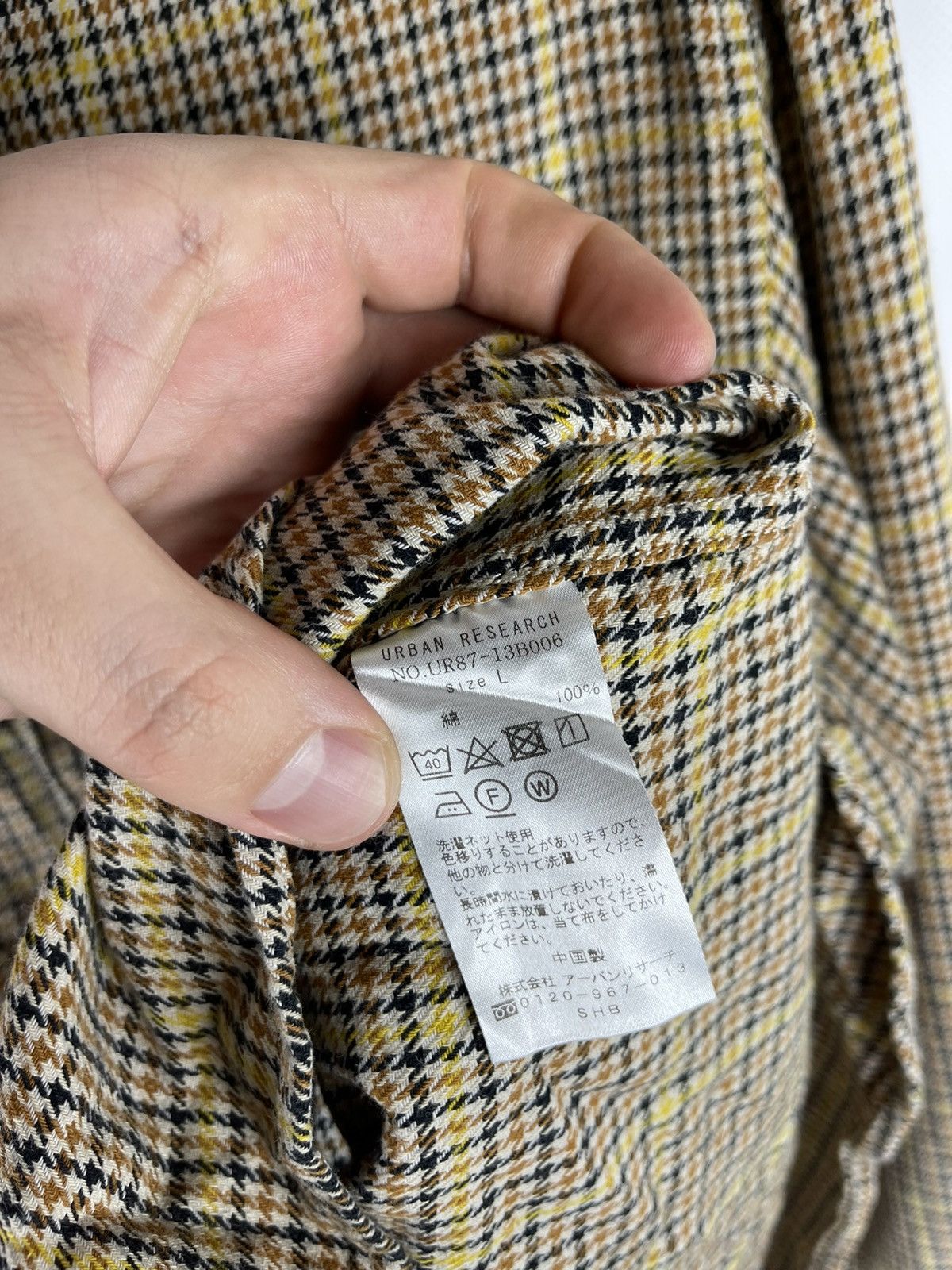 Flannel × URBAN RESEARCH DOORS Urban Research vintage flannel checkered shirt travis Scott Size US L / EU 52-54 / 3 - 12 Thumbnail