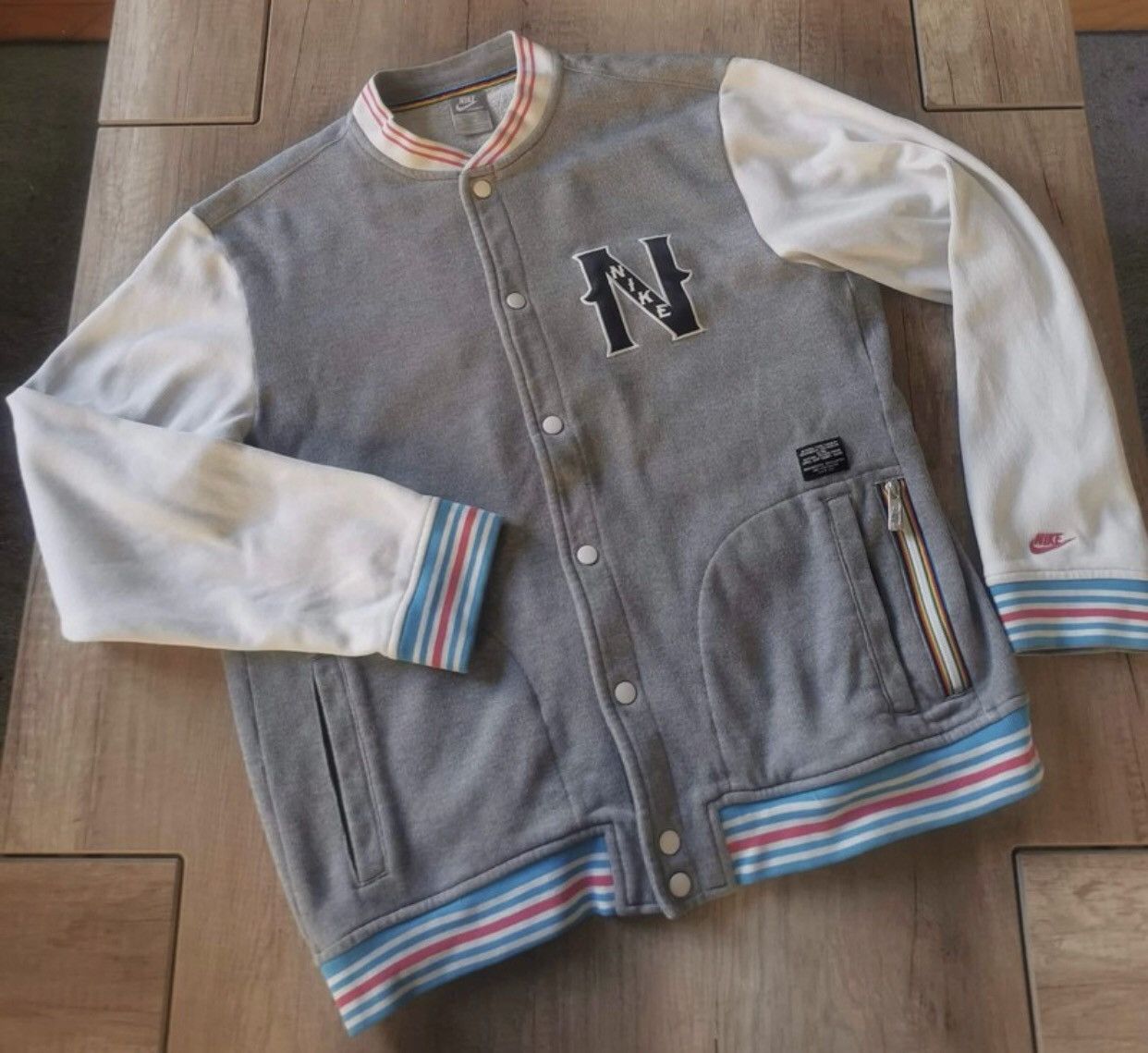 Nike Vintage Nike Varsity Jacket Large Size US L / EU 52-54 / 3 - 1 Thumbnail