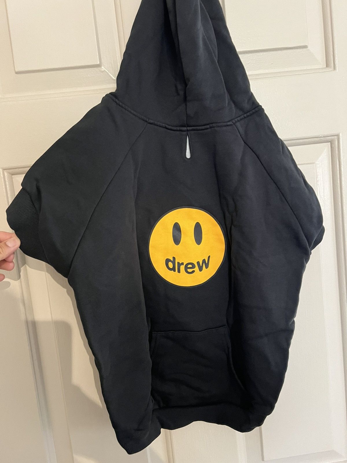 Drew House Deconstructed Mascot Happy Face Hoodie Dusty offers Rose Size S