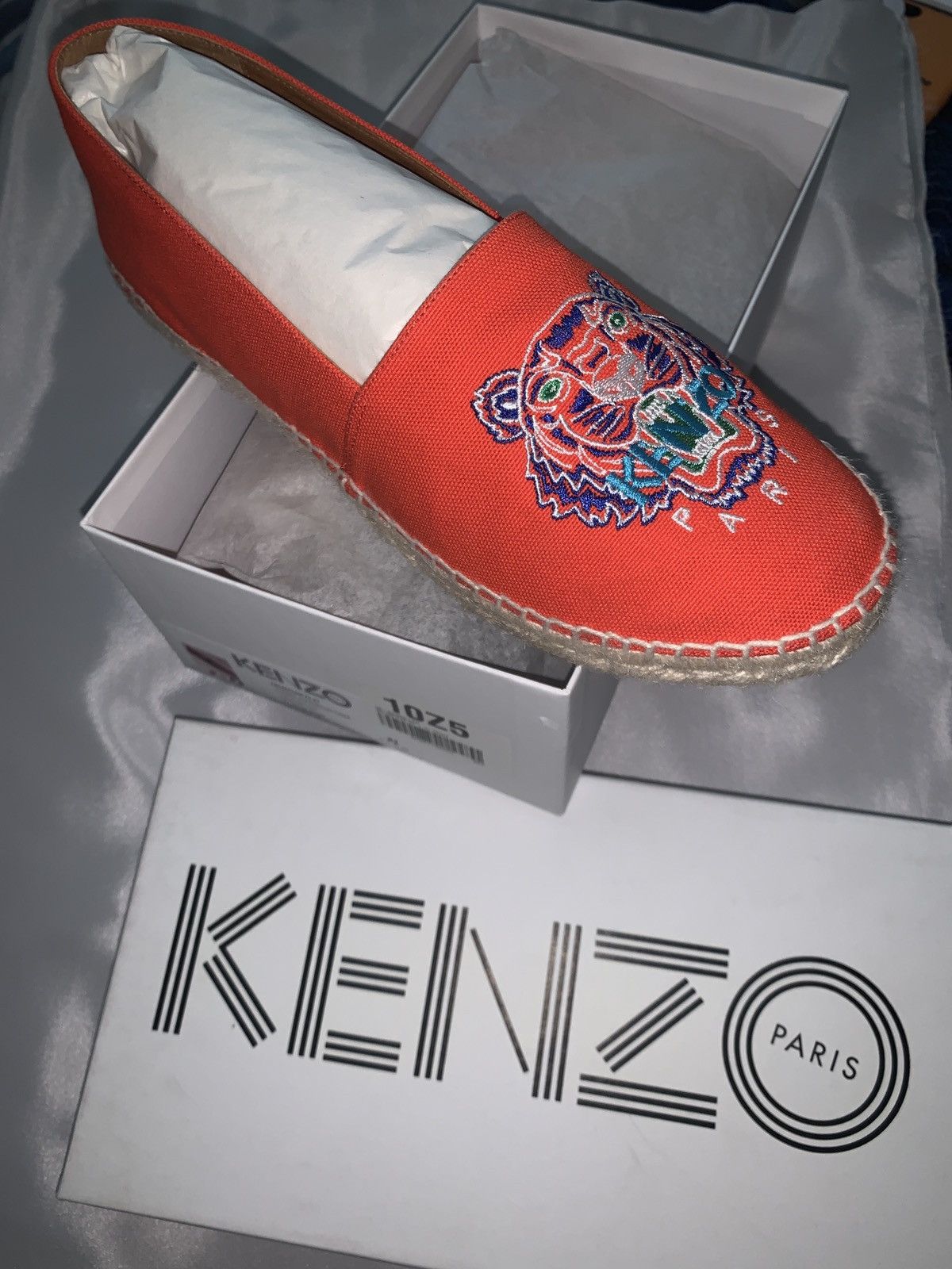Kenzie Paris Orange Espadrilles shoes