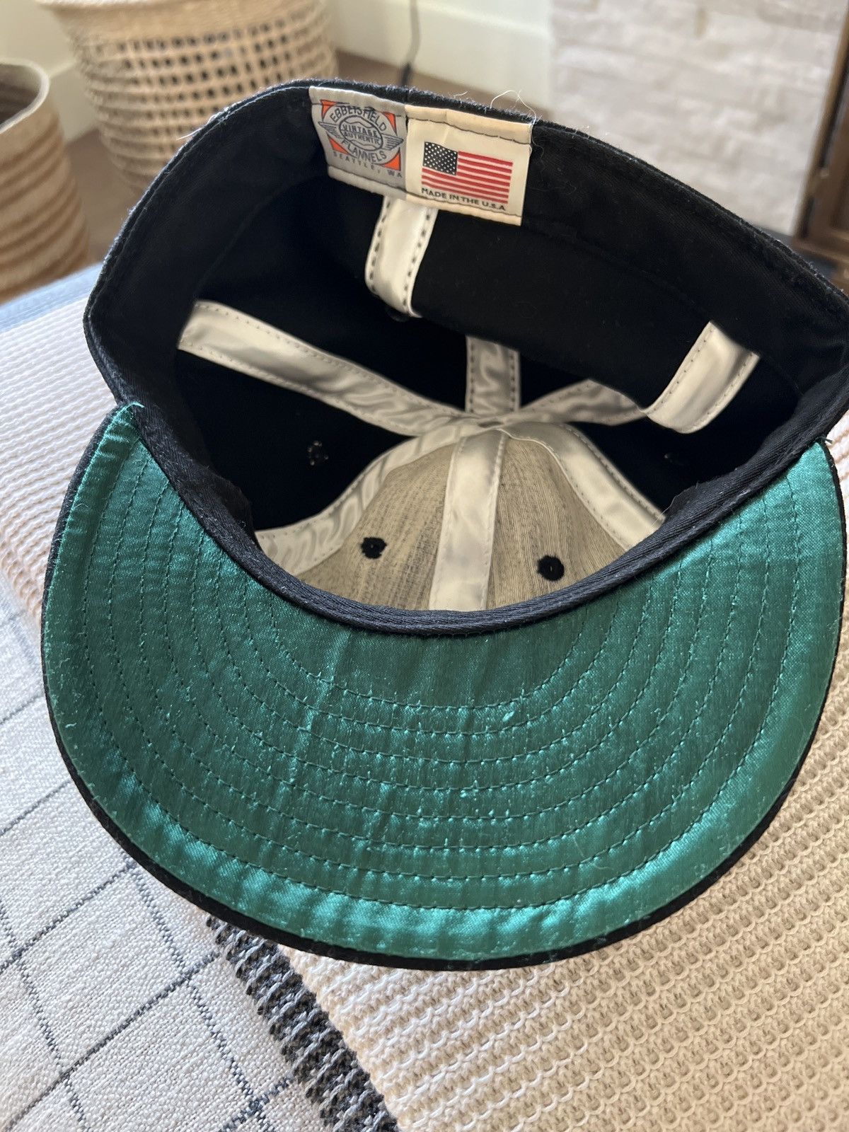 EBBETS FIELD  1940 巨人 Vintage cap 7 1/4 Supreme New York X Ebbets Field Back Hit Fitted Hat Size 7 1
