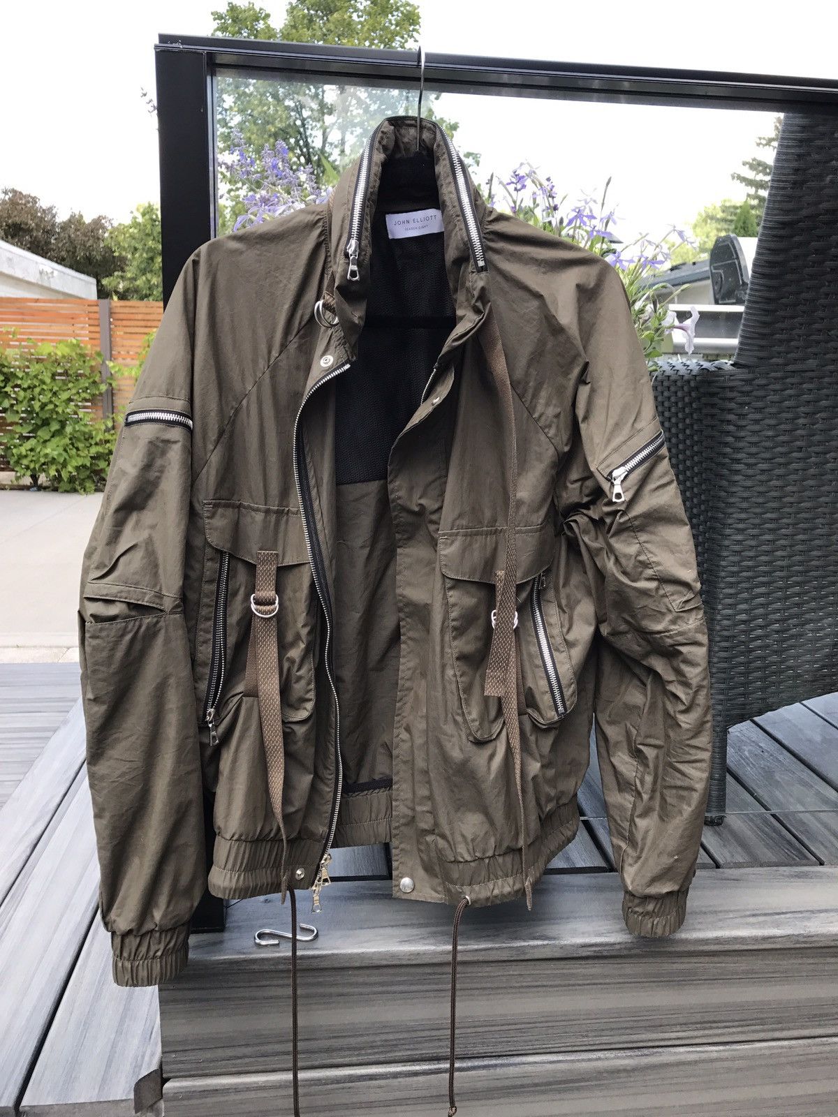 John Elliott SRD Parachute Jacket Grailed